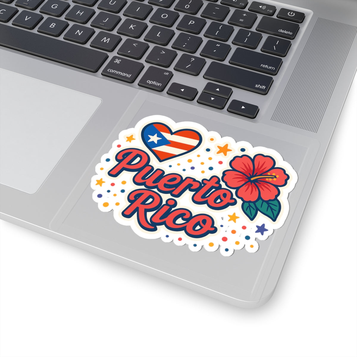 Colorful Puerto Rico Kiss-Cut Stickers