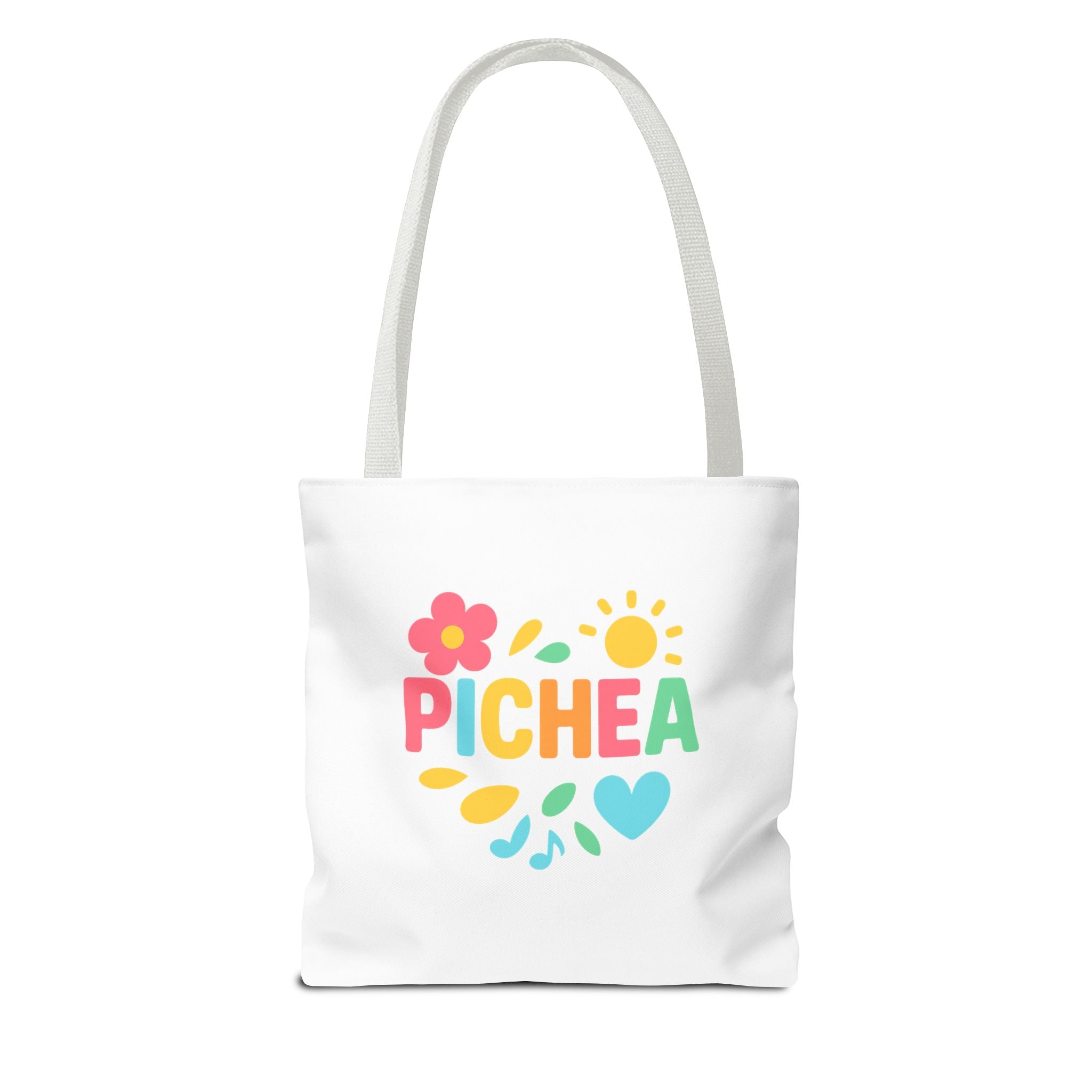 Pichea Colorful Floral Tote Bag, Shopping Bag, Beach Tote, Gift for Her, Eco-Friendly Bag, Spring/Summer Style