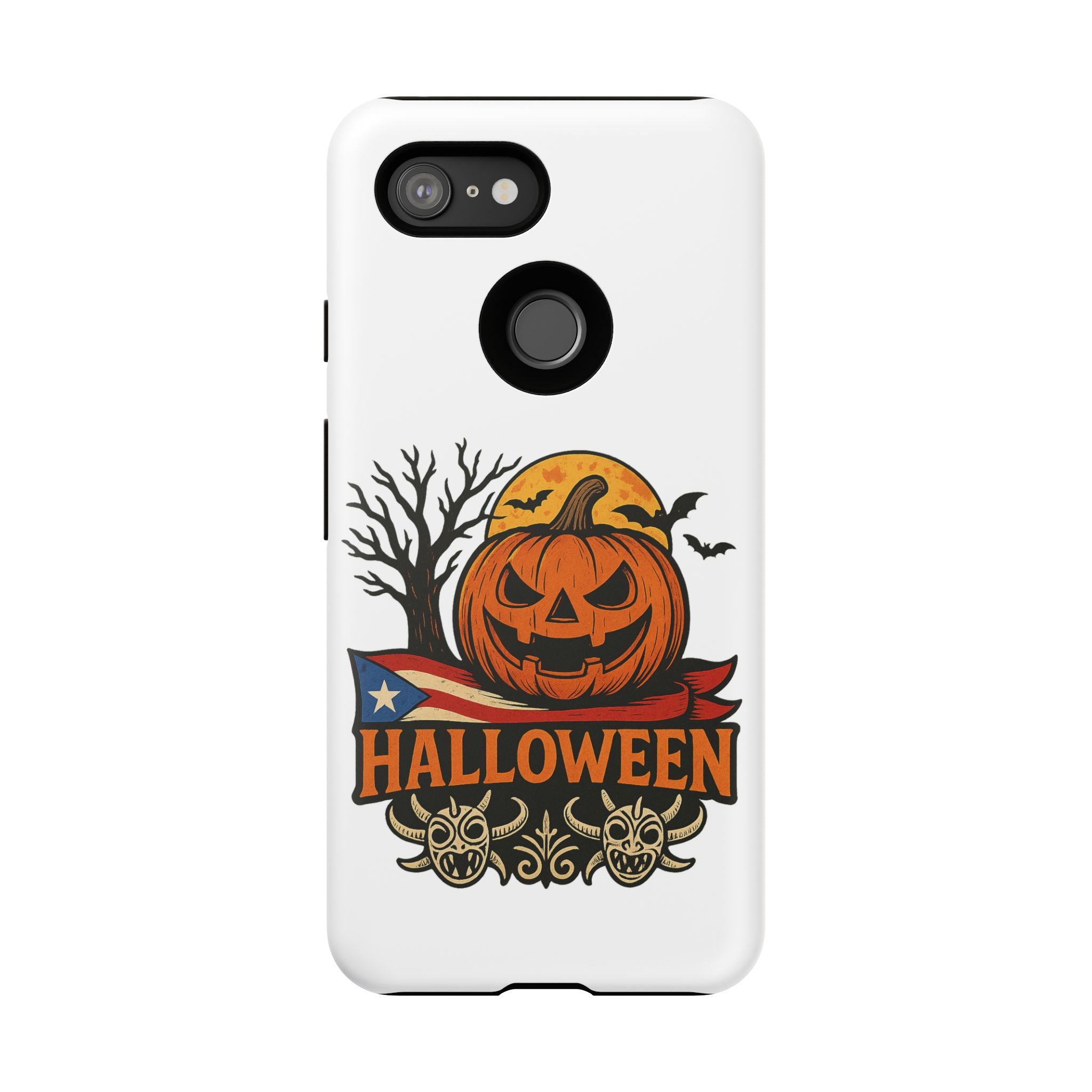 Halloween Phone Case, Tough Phone Case, Spooky Seasonal Cover, Fall Decor Accessory, Trick or Treat Gift, Halloween Celebration