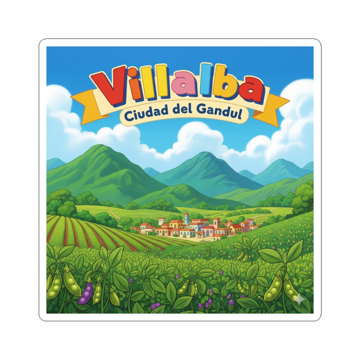 Villalba Kiss-Cut Stickers
