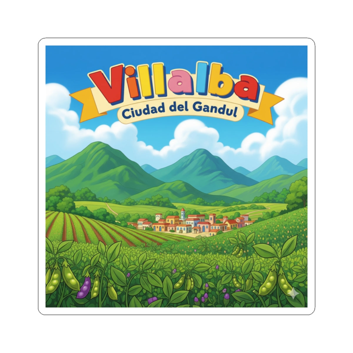 Villalba Kiss-Cut Stickers