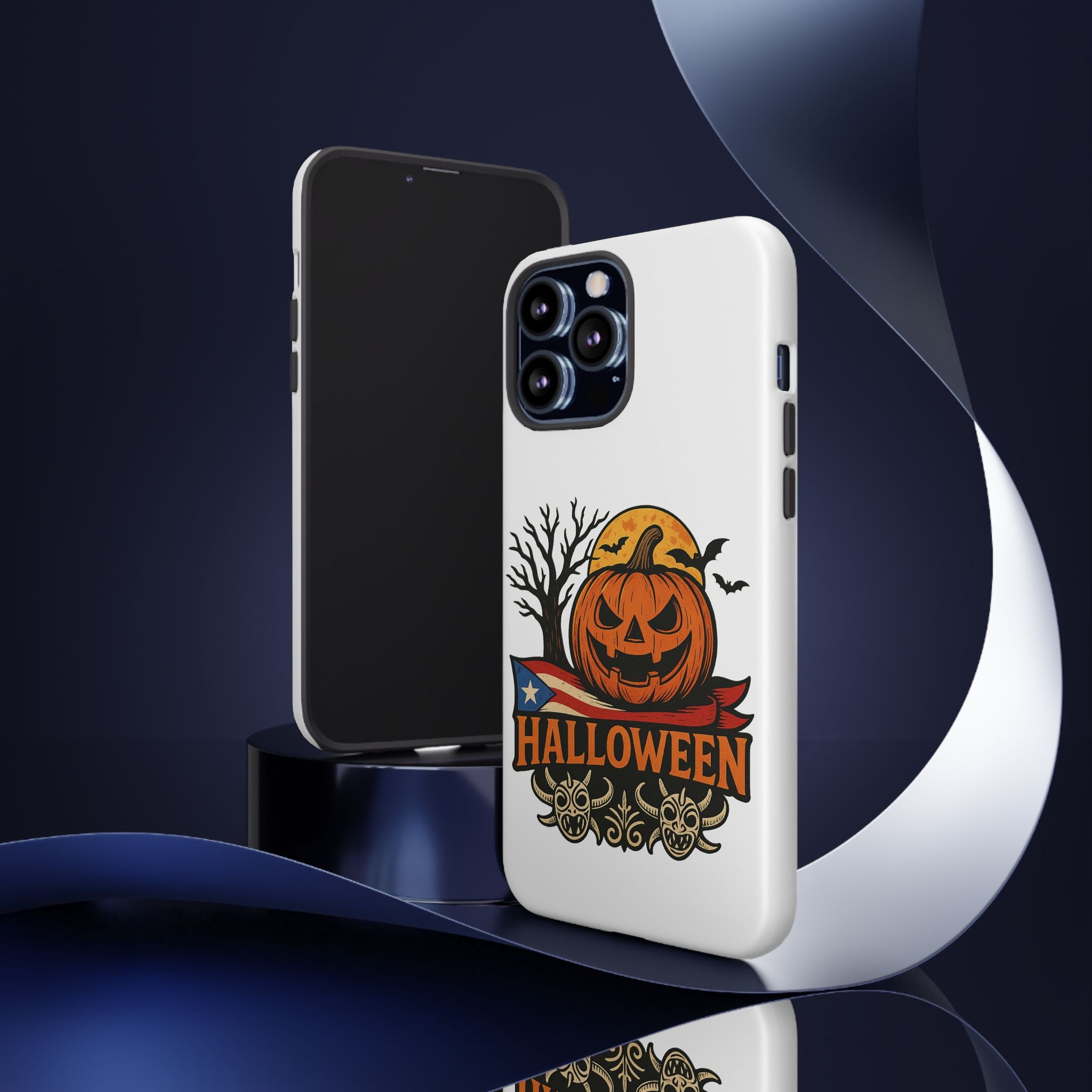 Halloween Phone Case, Tough Phone Case, Spooky Seasonal Cover, Fall Decor Accessory, Trick or Treat Gift, Halloween Celebration