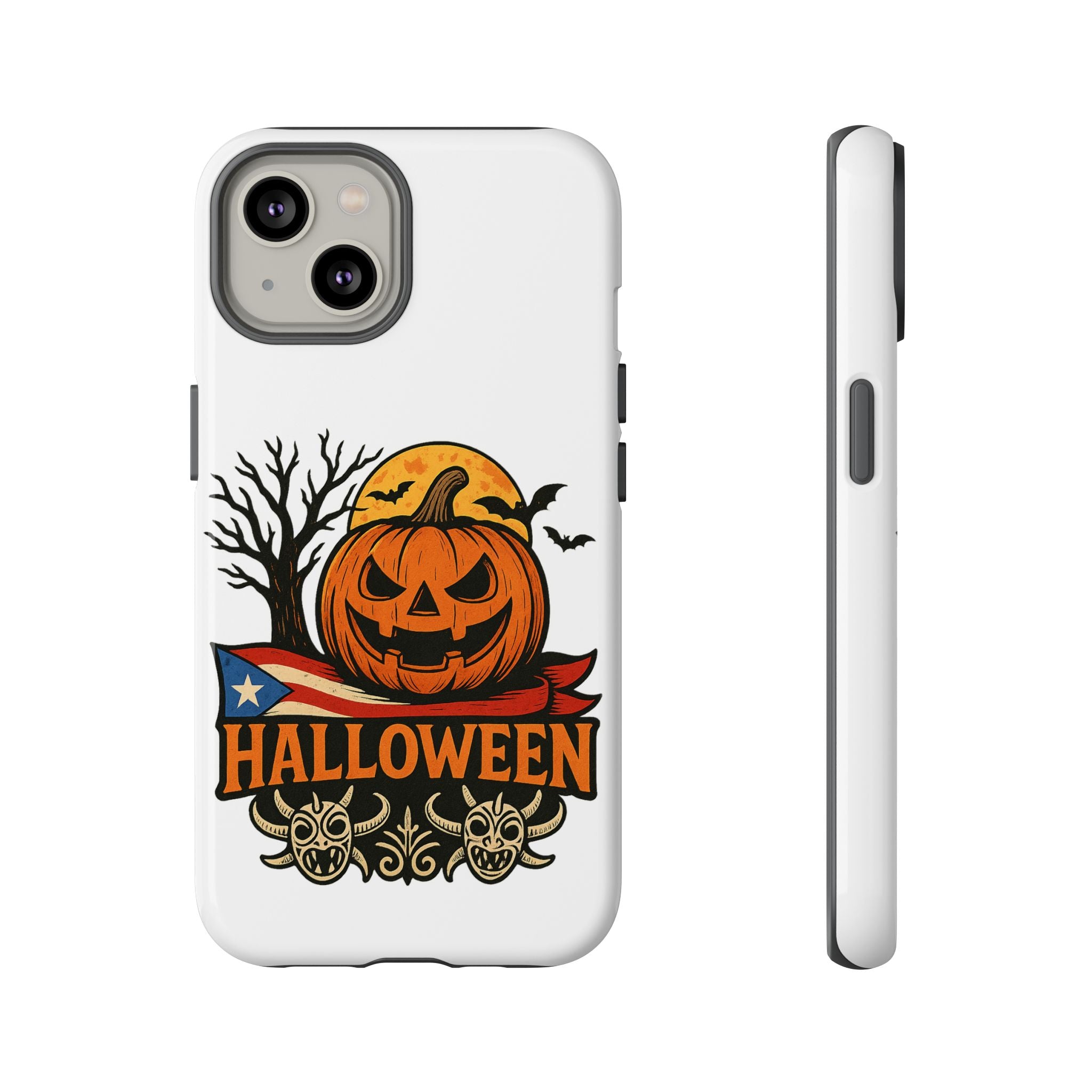 Halloween Phone Case, Tough Phone Case, Spooky Seasonal Cover, Fall Decor Accessory, Trick or Treat Gift, Halloween Celebration