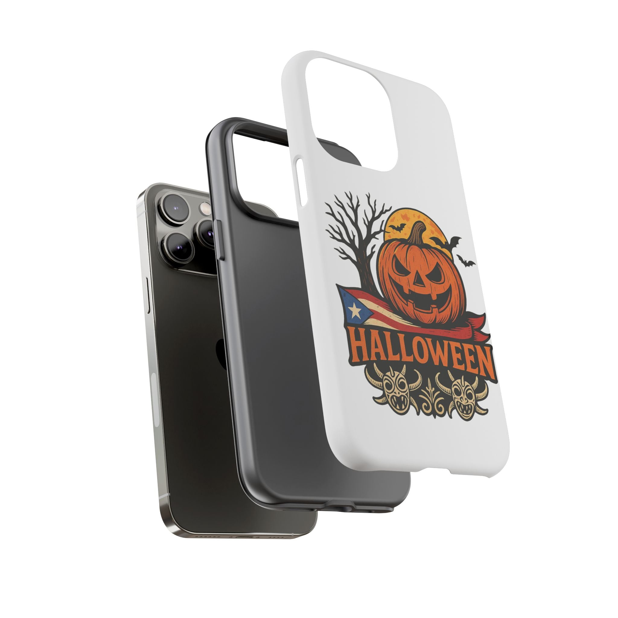 Halloween Phone Case, Tough Phone Case, Spooky Seasonal Cover, Fall Decor Accessory, Trick or Treat Gift, Halloween Celebration