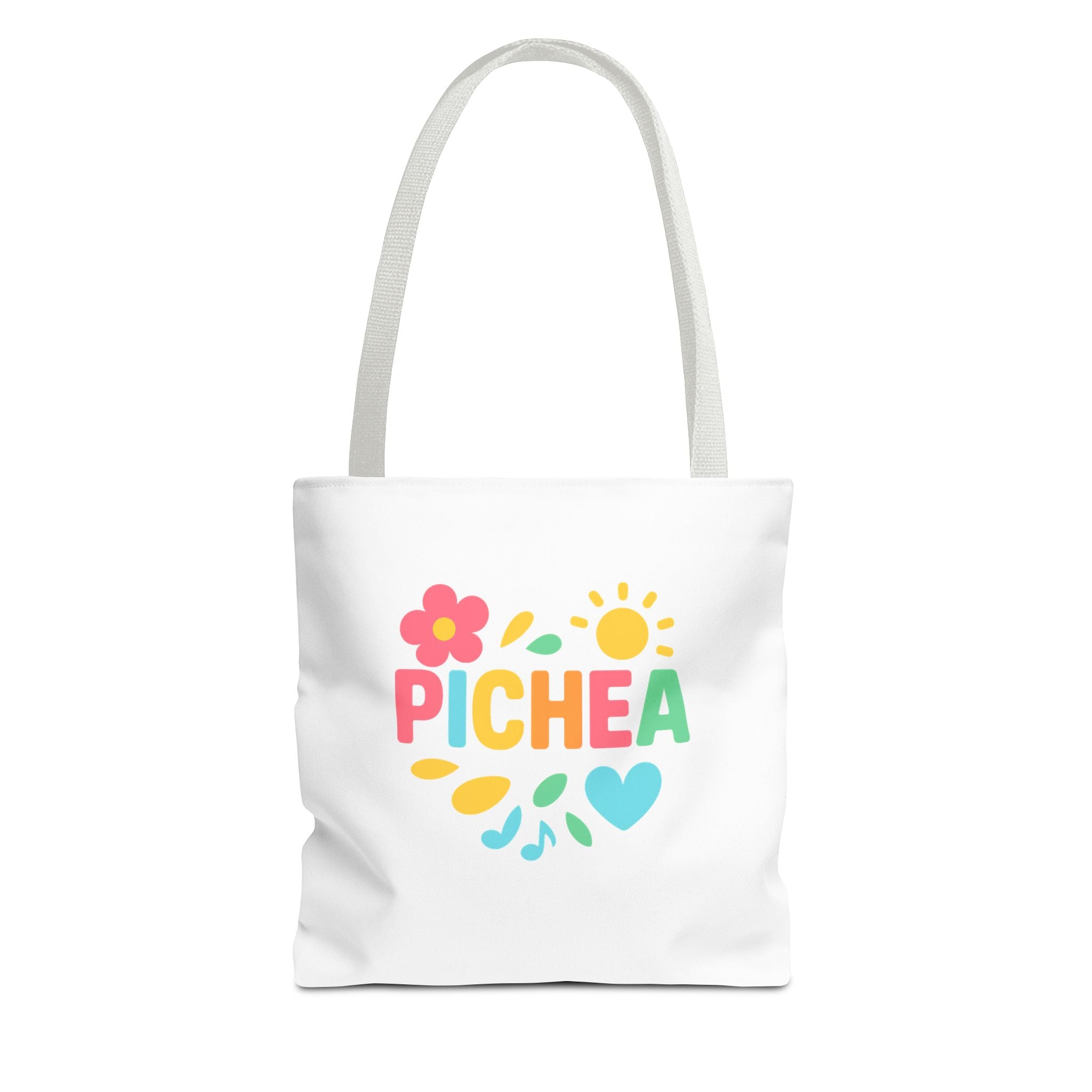 Pichea Colorful Floral Tote Bag, Shopping Bag, Beach Tote, Gift for Her, Eco-Friendly Bag, Spring/Summer Style