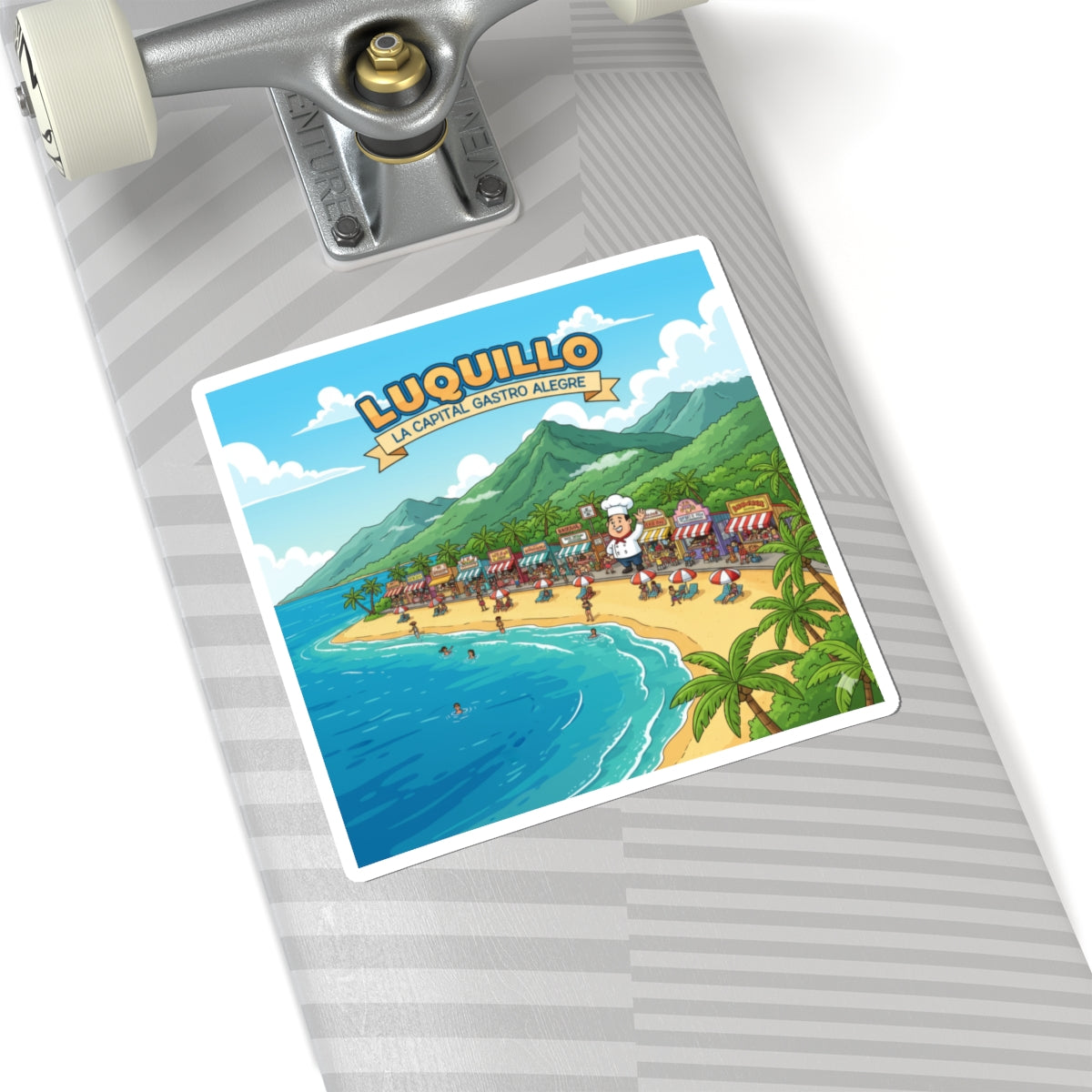 Luquillo Kiss-Cut Stickers