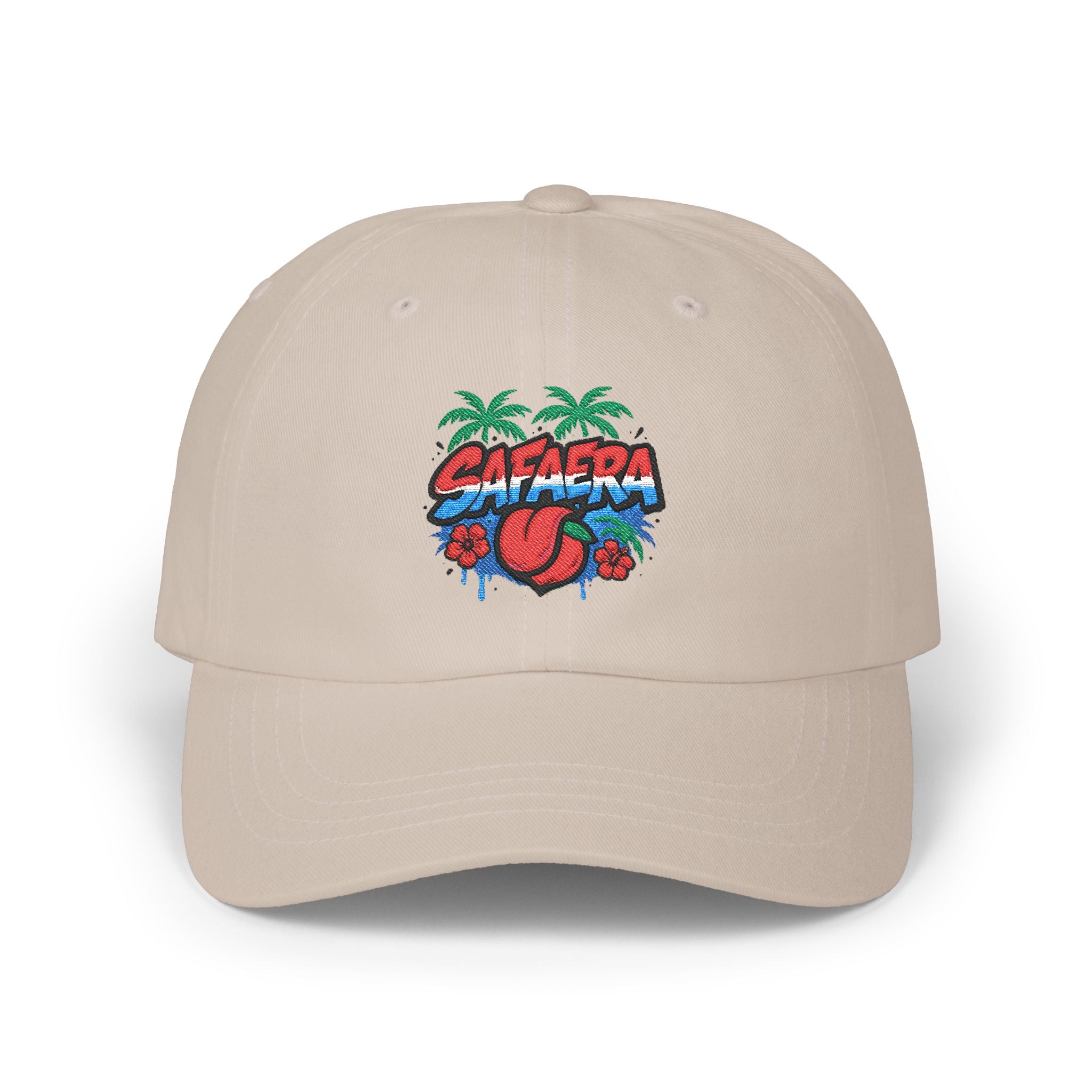 Tropical Vibes Dad Cap - Casual Summer Hat, Perfect Gift for Dads, Outdoor Activities, Beach Days, Vacation Must-Have, Adjustable Style
