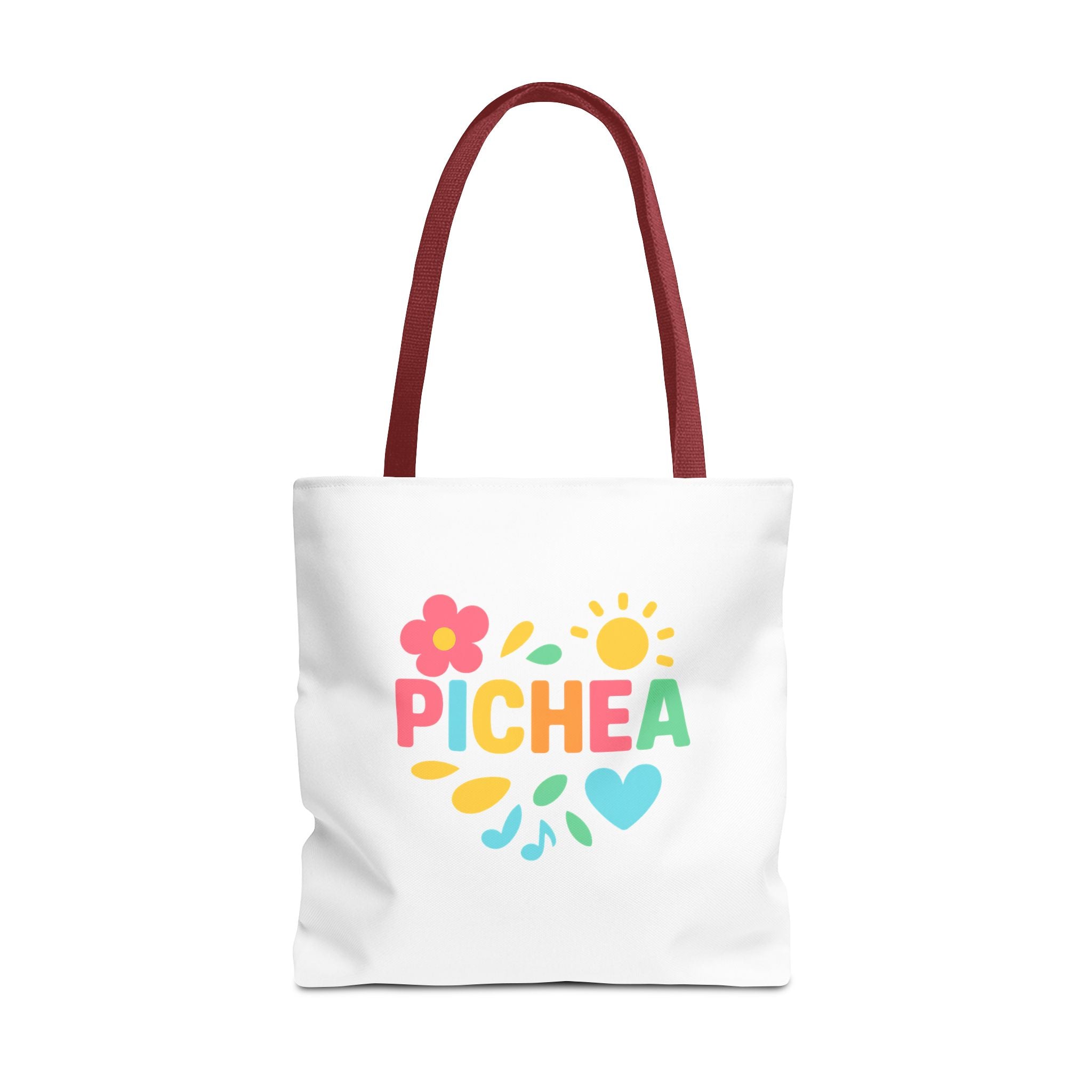 Pichea Colorful Floral Tote Bag, Shopping Bag, Beach Tote, Gift for Her, Eco-Friendly Bag, Spring/Summer Style