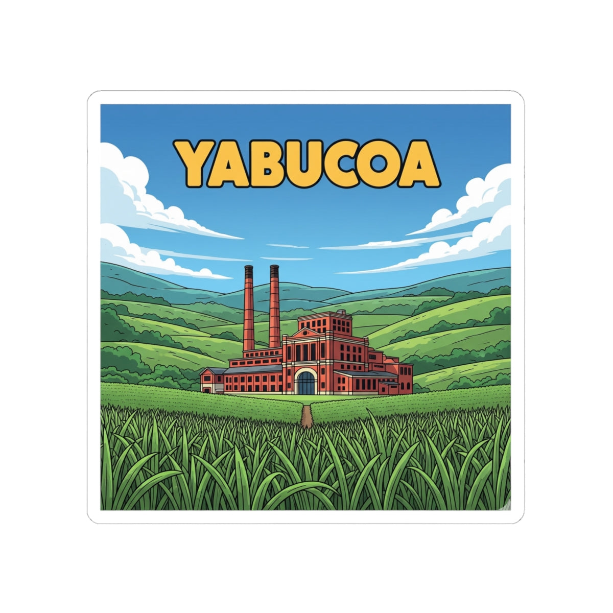 Yabucoa Kiss-Cut Stickers