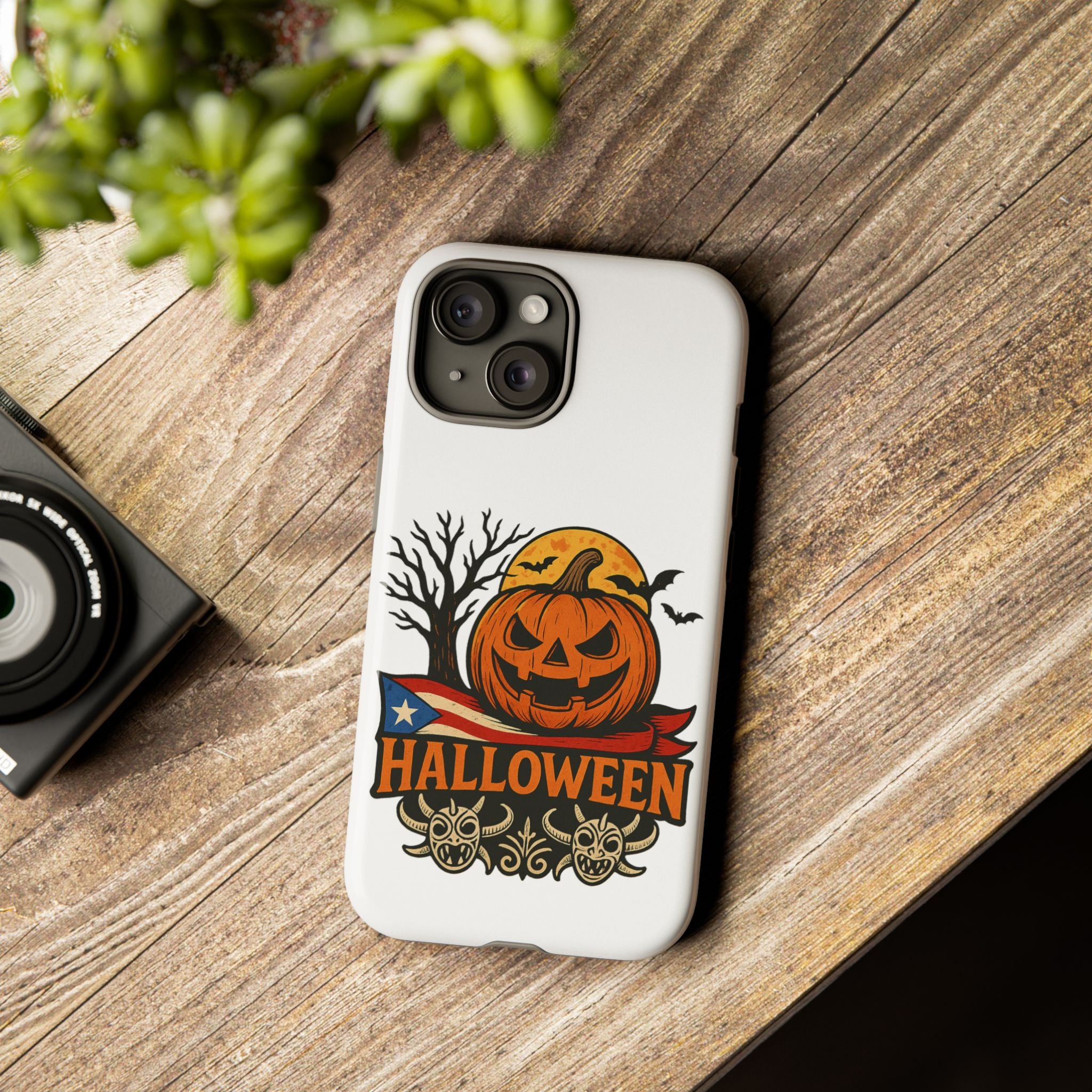 Halloween Phone Case, Tough Phone Case, Spooky Seasonal Cover, Fall Decor Accessory, Trick or Treat Gift, Halloween Celebration
