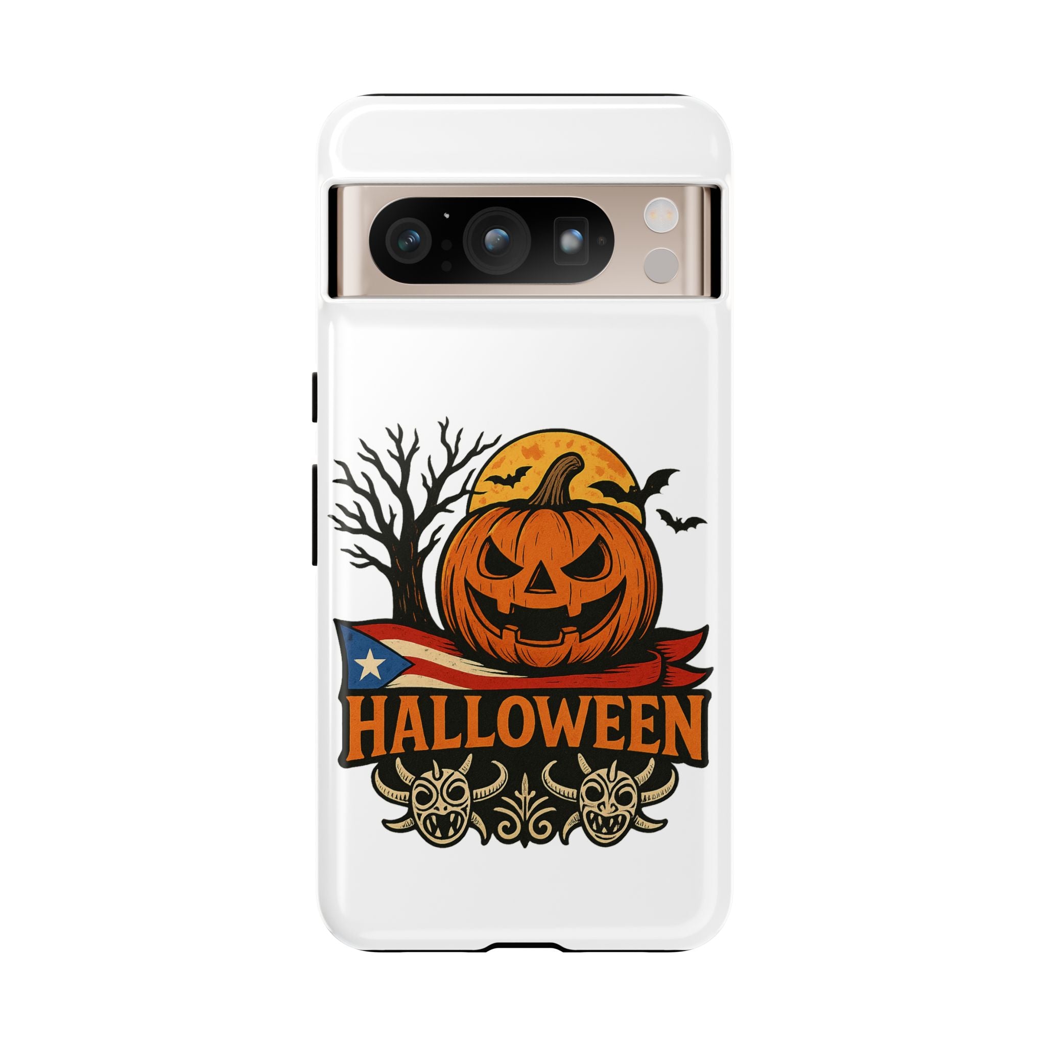 Halloween Phone Case, Tough Phone Case, Spooky Seasonal Cover, Fall Decor Accessory, Trick or Treat Gift, Halloween Celebration