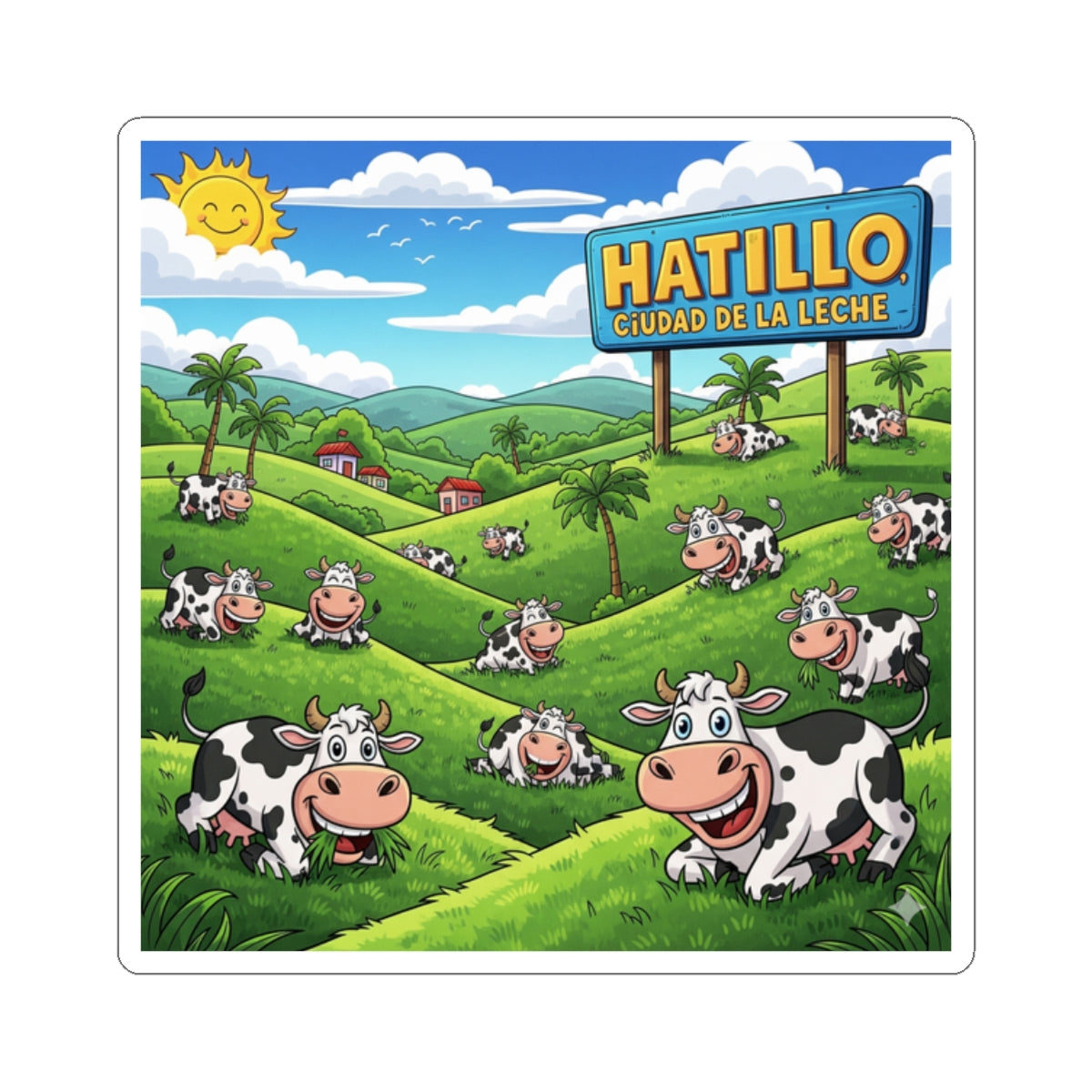 Hatillo Kiss-Cut Stickers