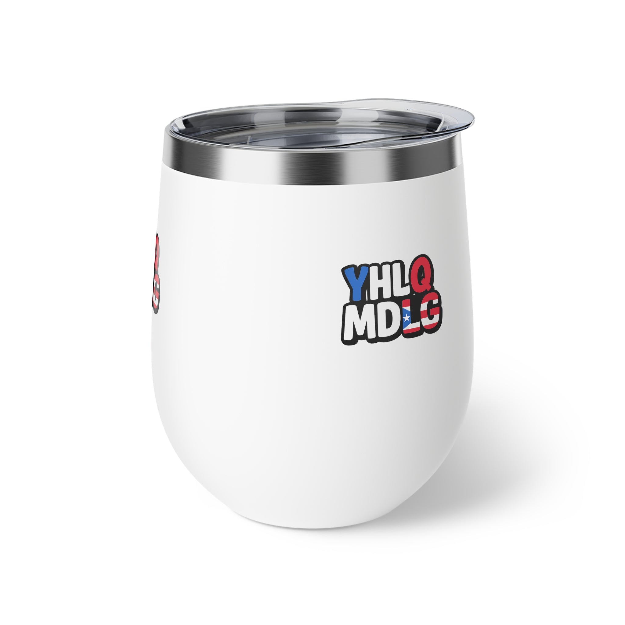 YHLQ MDLG Insulated Coffee Cup, Travel Mug, Stainless Steel Wine Glass, Unique Gifts, Red Cup for Holidays