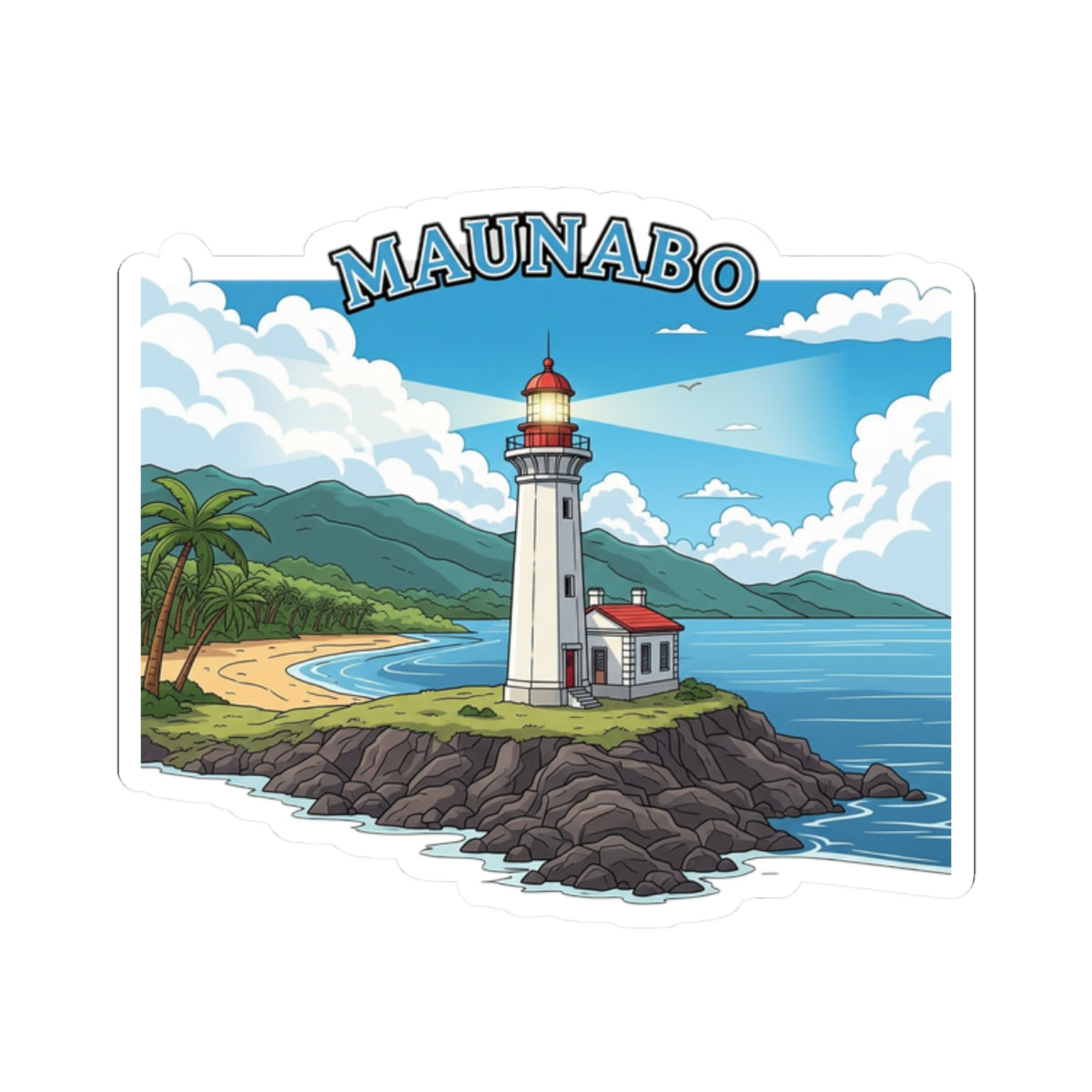 Maunabo Kiss-Cut Stickers