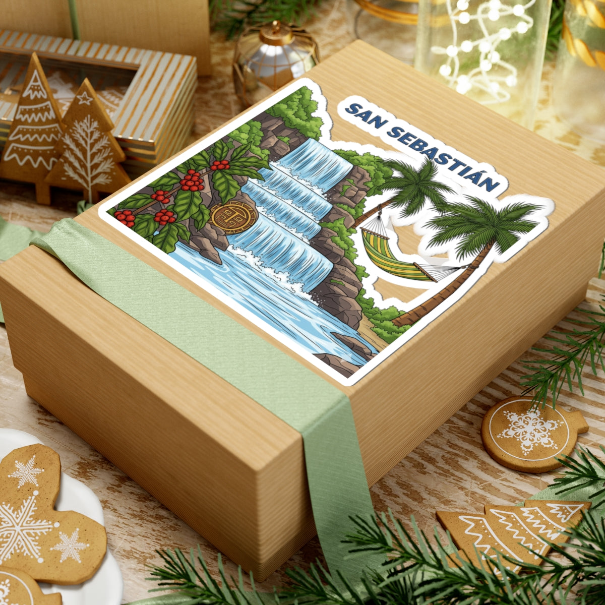 San Sebastian Kiss-Cut Stickers