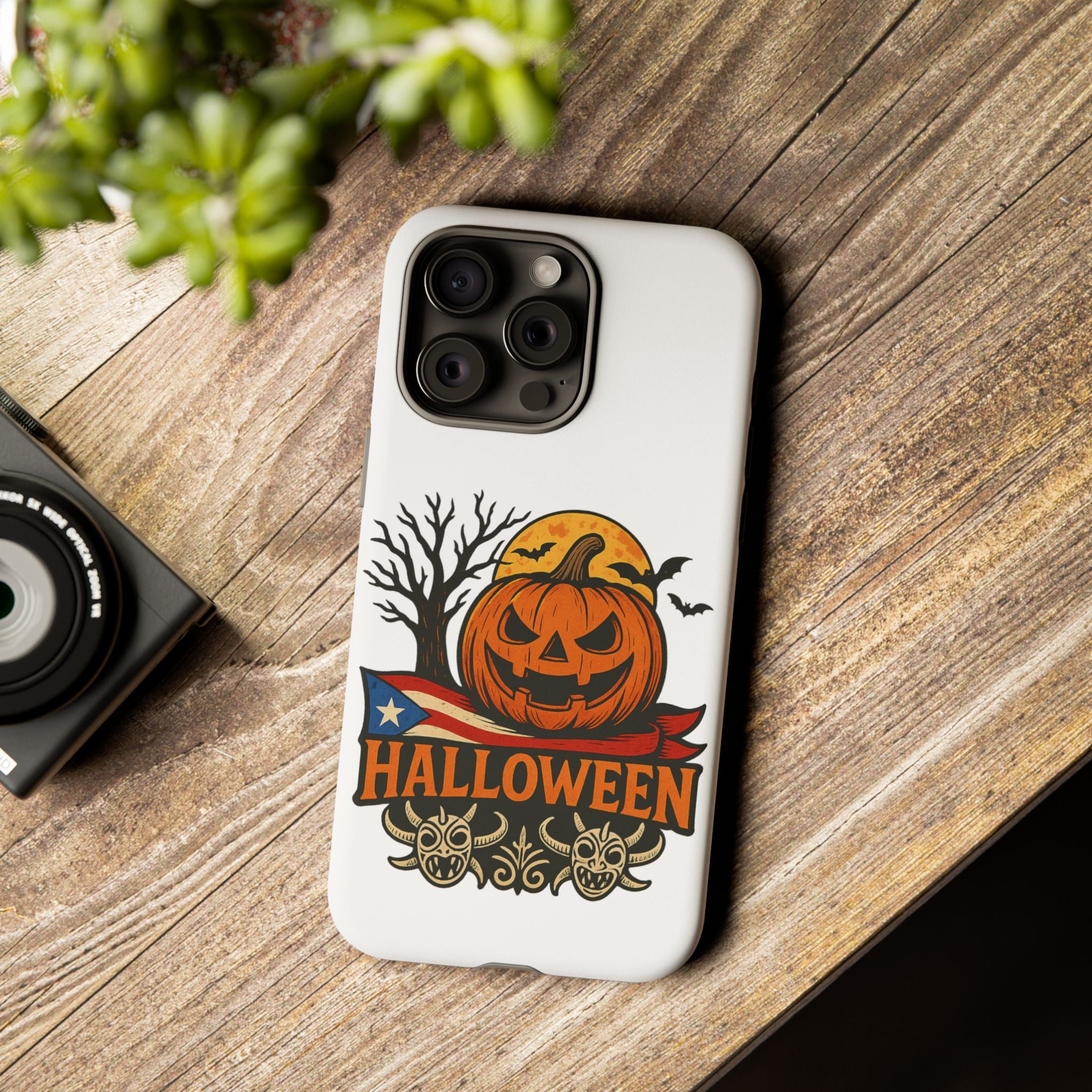 Halloween Phone Case, Tough Phone Case, Spooky Seasonal Cover, Fall Decor Accessory, Trick or Treat Gift, Halloween Celebration