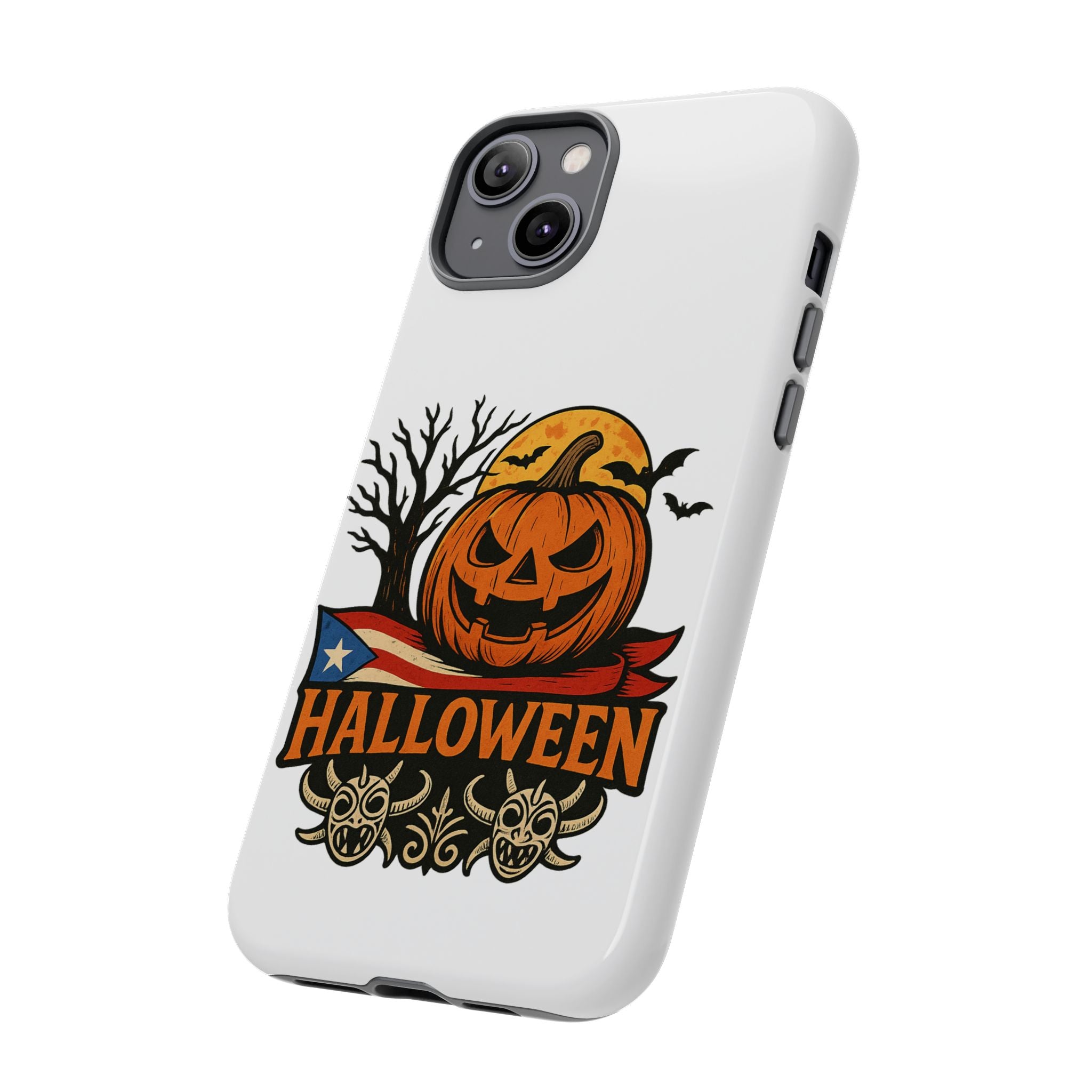 Halloween Phone Case, Tough Phone Case, Spooky Seasonal Cover, Fall Decor Accessory, Trick or Treat Gift, Halloween Celebration