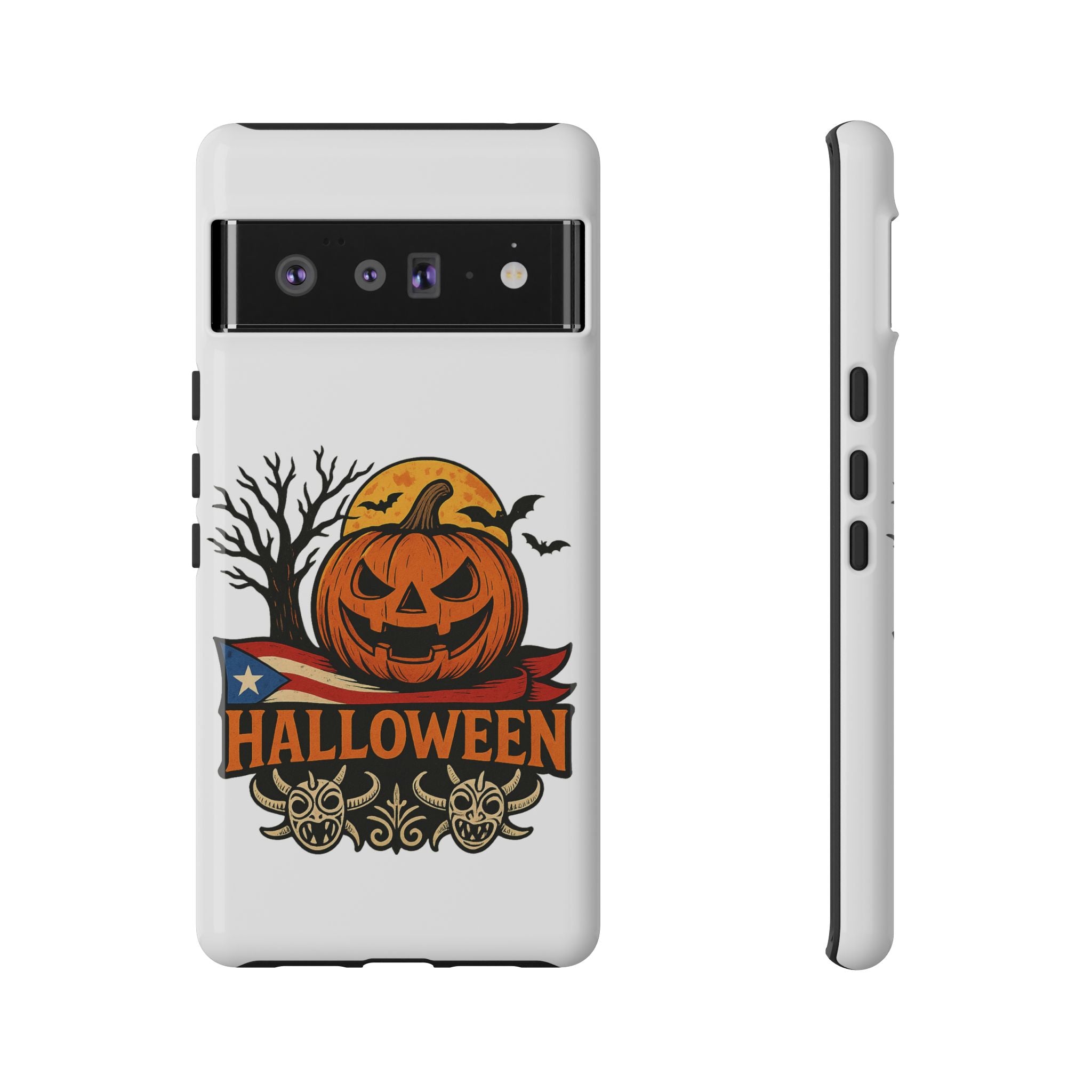 Halloween Phone Case, Tough Phone Case, Spooky Seasonal Cover, Fall Decor Accessory, Trick or Treat Gift, Halloween Celebration