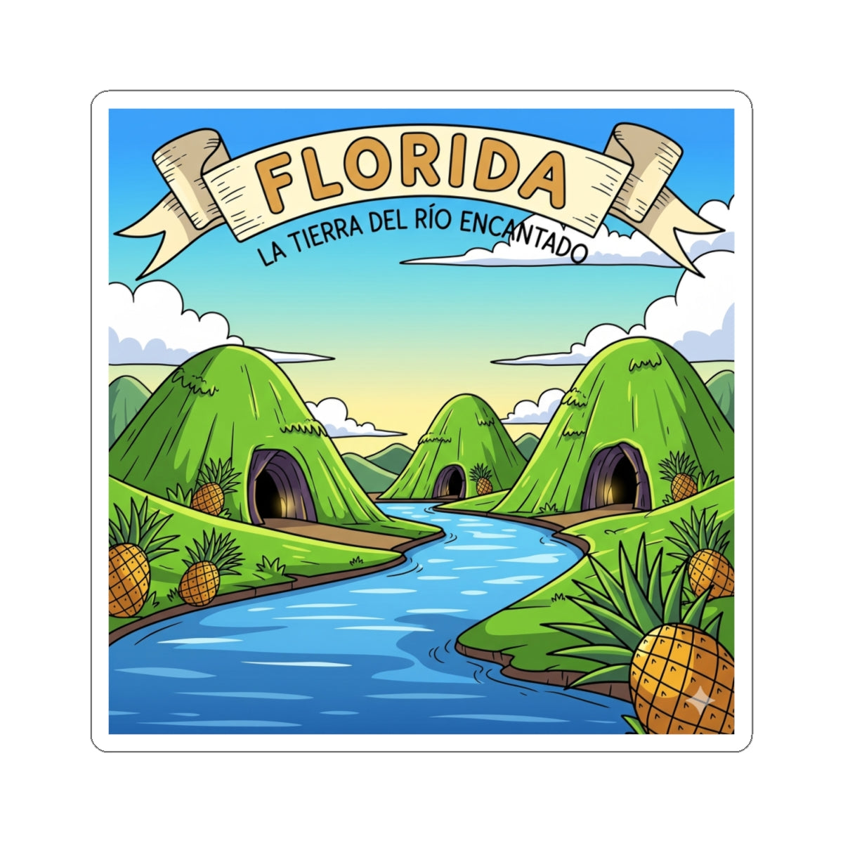 Florida Kiss-Cut Stickers