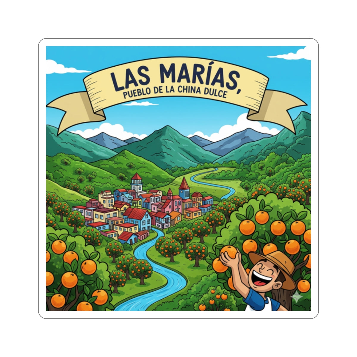 Las Marias Kiss-Cut Stickers