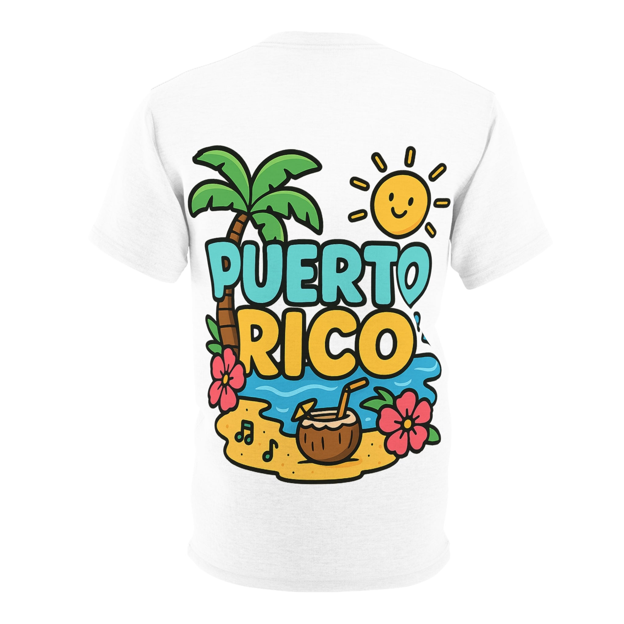 Puerto Rico Paradise Unisex Tee, Casual Summer Shirt, Vacation Wear, Beach T-Shirt, Gift for Travelers, Tropical Graphic Tee