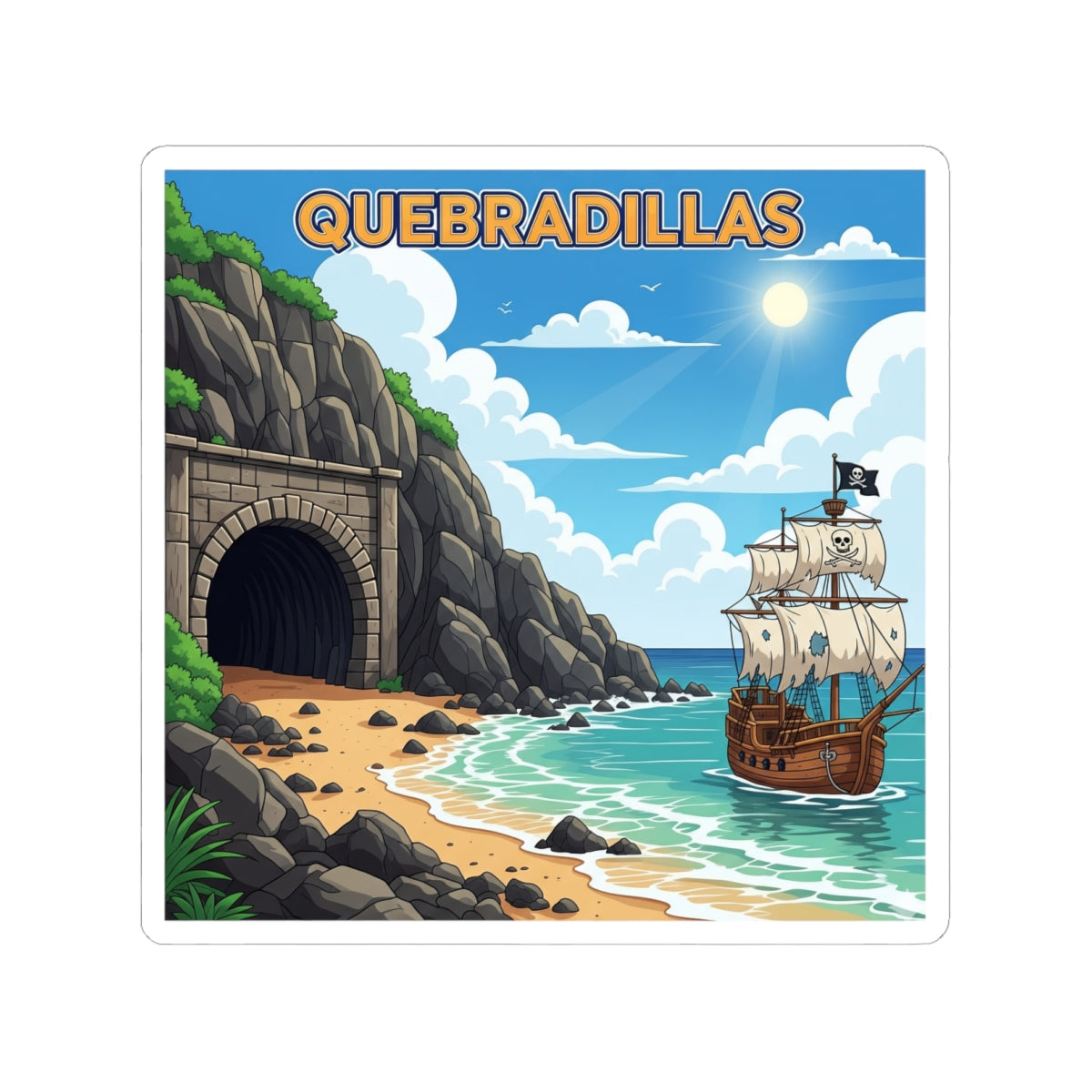 Quebradillas Stickers
