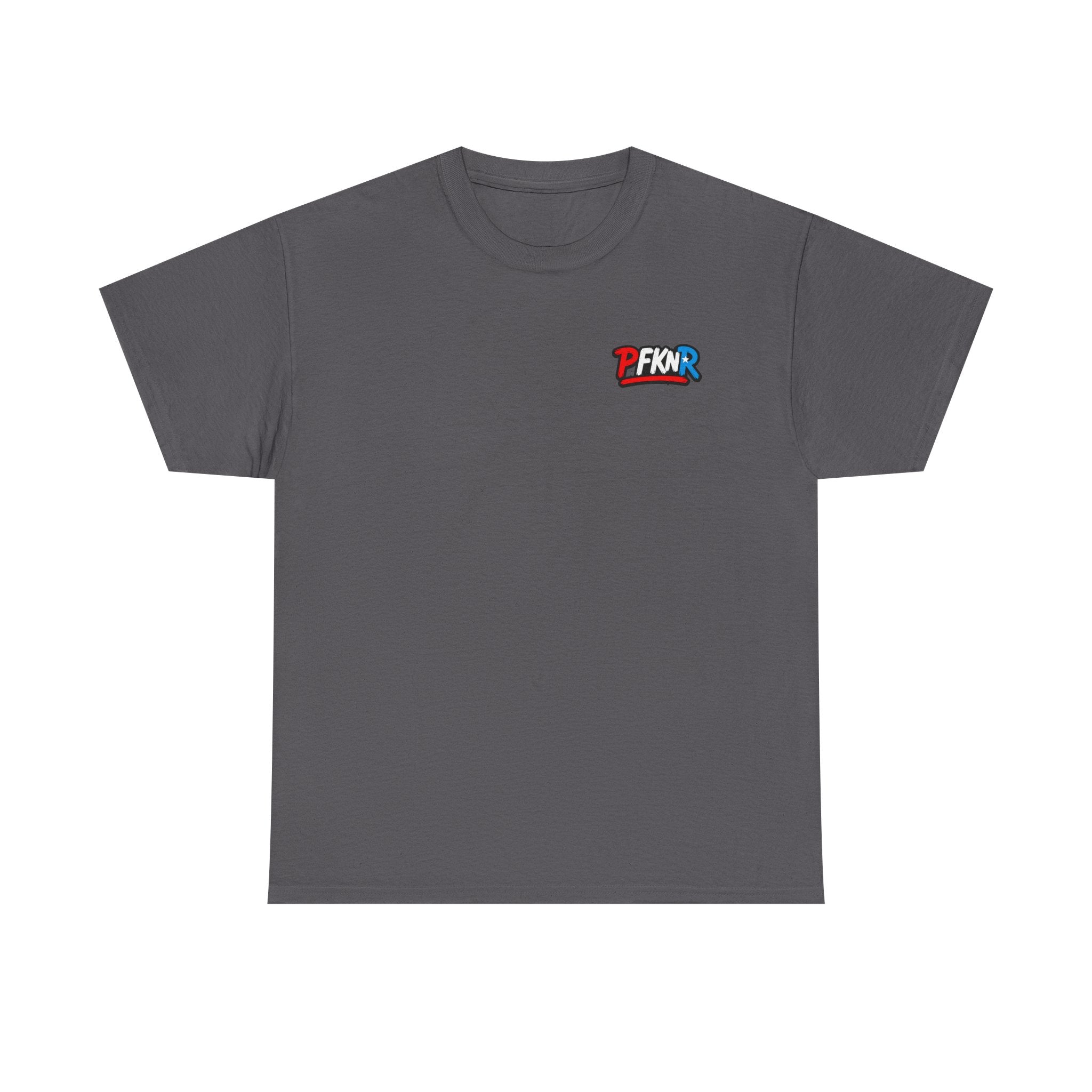 Unisex Heavy Cotton Tee - PFKNR Small Logo Shirt, Casual Wear, Gift for Him/Her, Streetwear, Everyday Style, Comfortable Tee