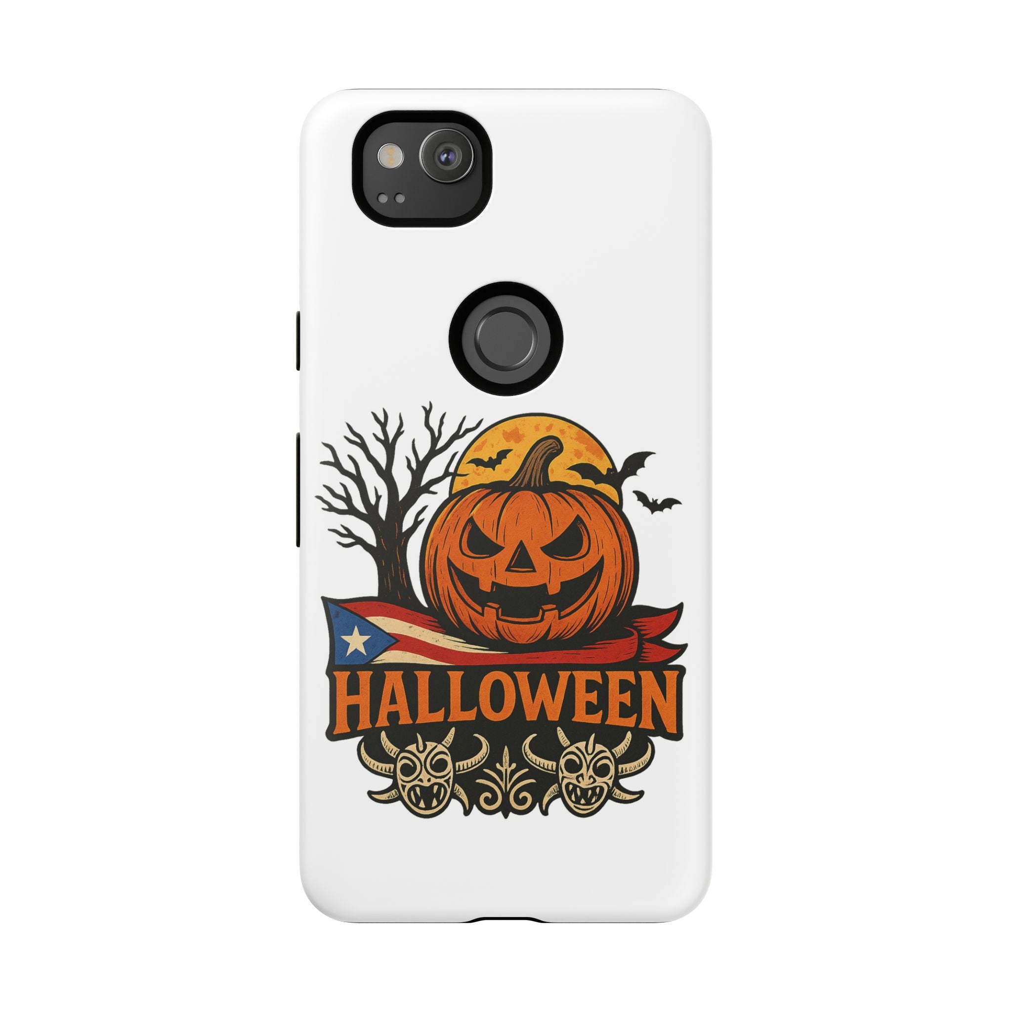 Halloween Phone Case, Tough Phone Case, Spooky Seasonal Cover, Fall Decor Accessory, Trick or Treat Gift, Halloween Celebration