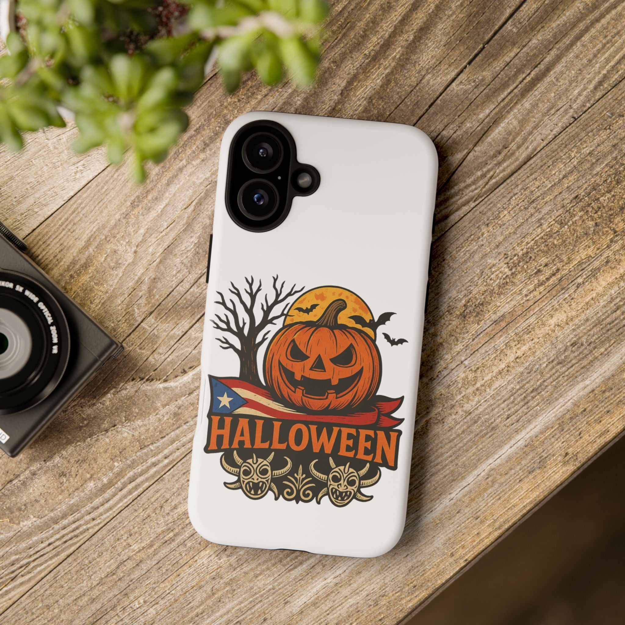 Halloween Phone Case, Tough Phone Case, Spooky Seasonal Cover, Fall Decor Accessory, Trick or Treat Gift, Halloween Celebration