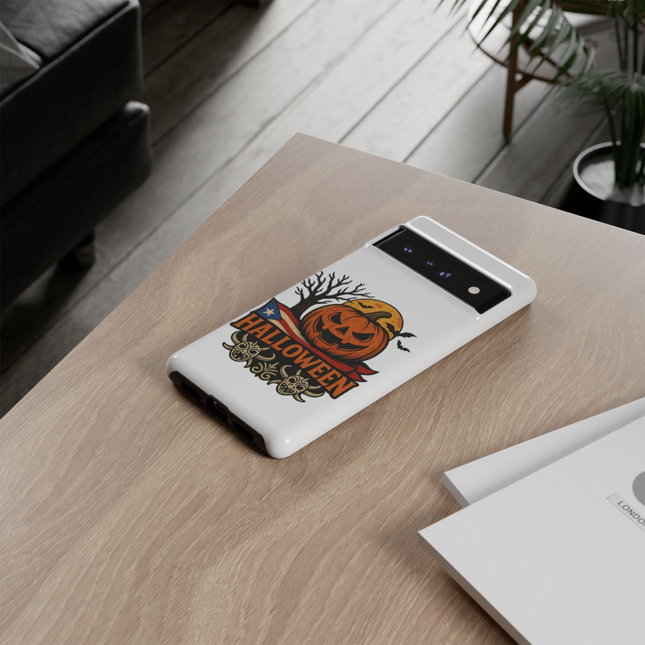 Halloween Phone Case, Tough Phone Case, Spooky Seasonal Cover, Fall Decor Accessory, Trick or Treat Gift, Halloween Celebration