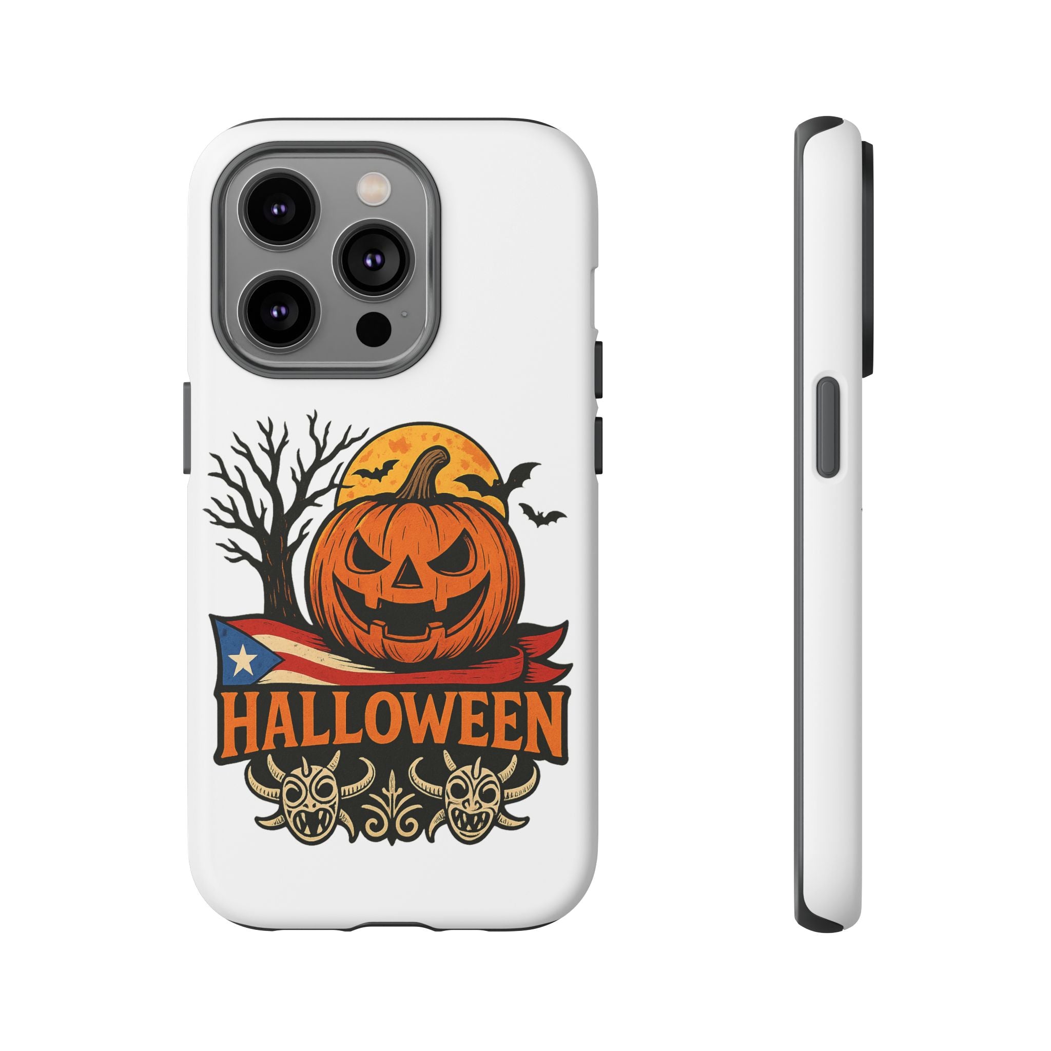 Halloween Phone Case, Tough Phone Case, Spooky Seasonal Cover, Fall Decor Accessory, Trick or Treat Gift, Halloween Celebration