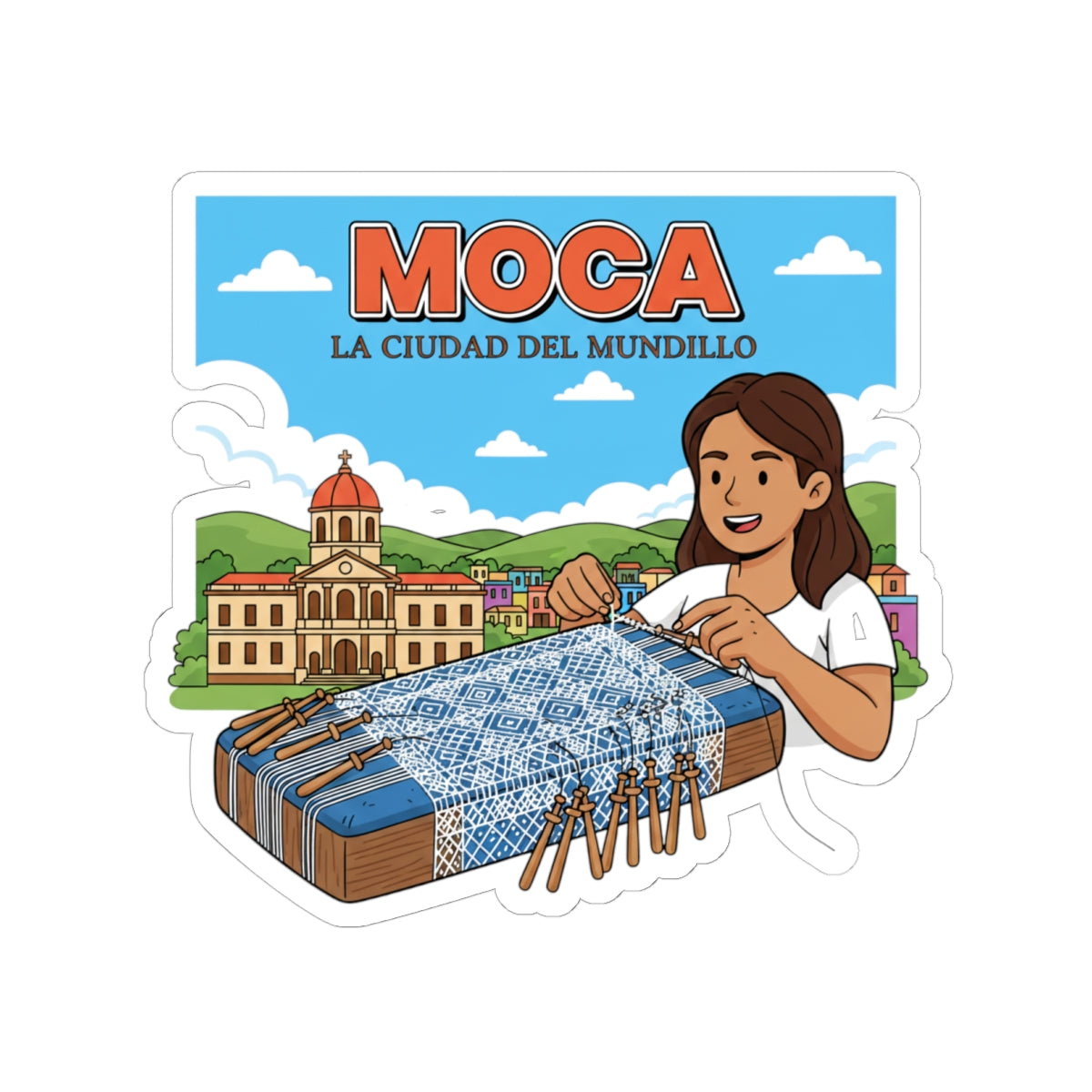 Moca Kiss-Cut Stickers