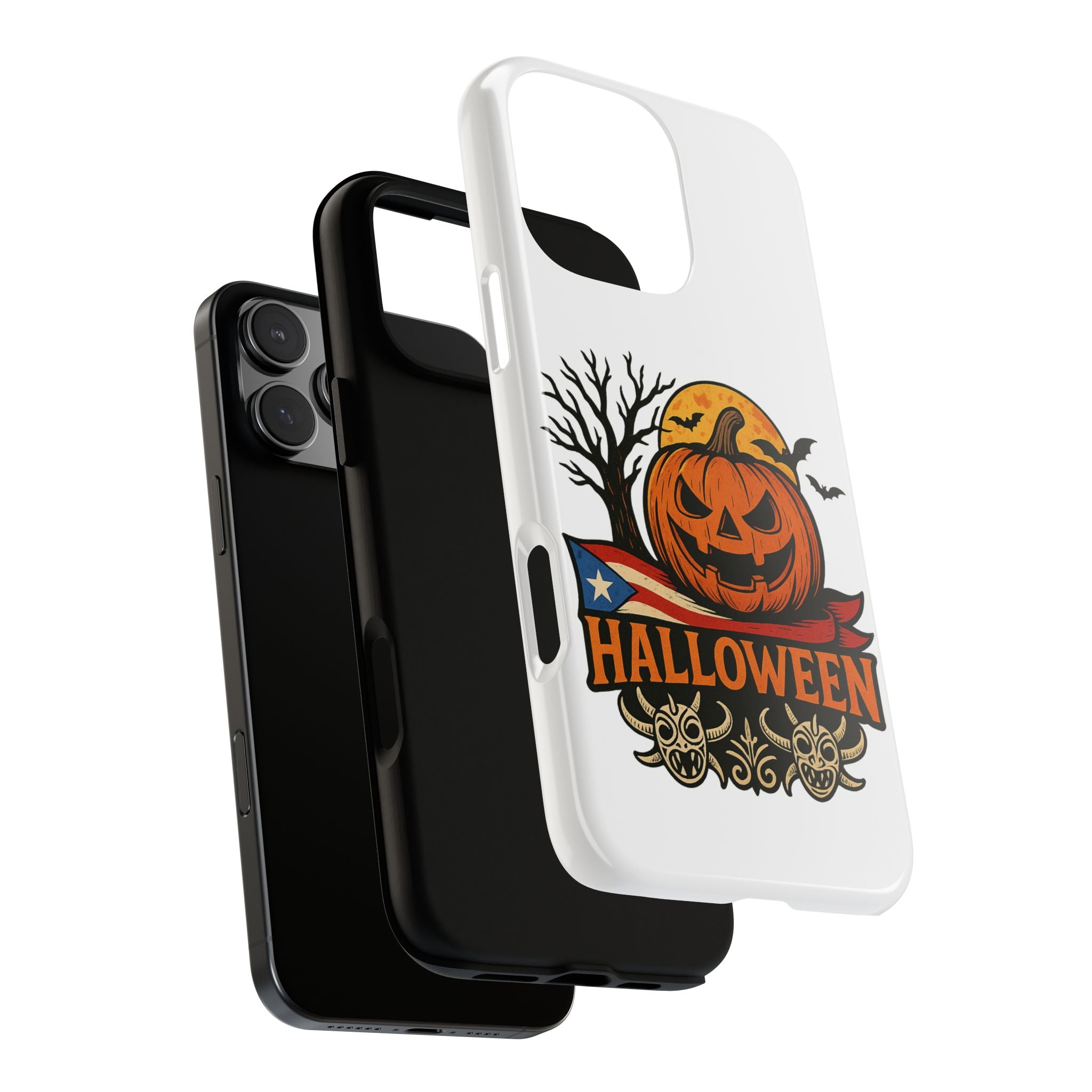 Halloween Phone Case, Tough Phone Case, Spooky Seasonal Cover, Fall Decor Accessory, Trick or Treat Gift, Halloween Celebration