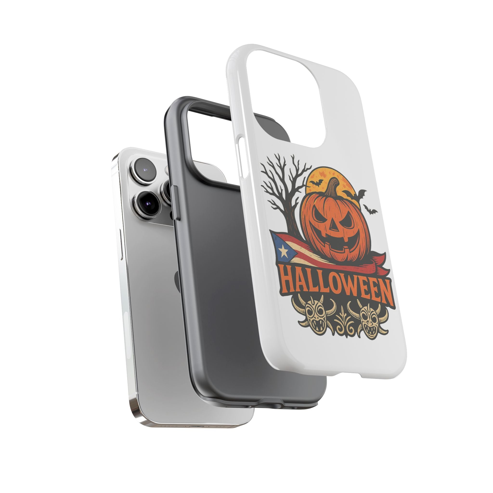 Halloween Phone Case, Tough Phone Case, Spooky Seasonal Cover, Fall Decor Accessory, Trick or Treat Gift, Halloween Celebration