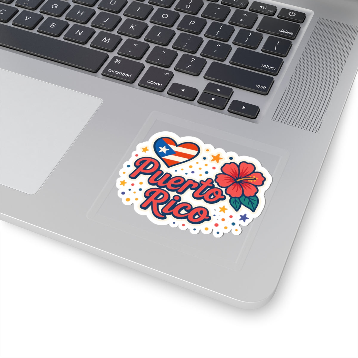 Colorful Puerto Rico Kiss-Cut Stickers