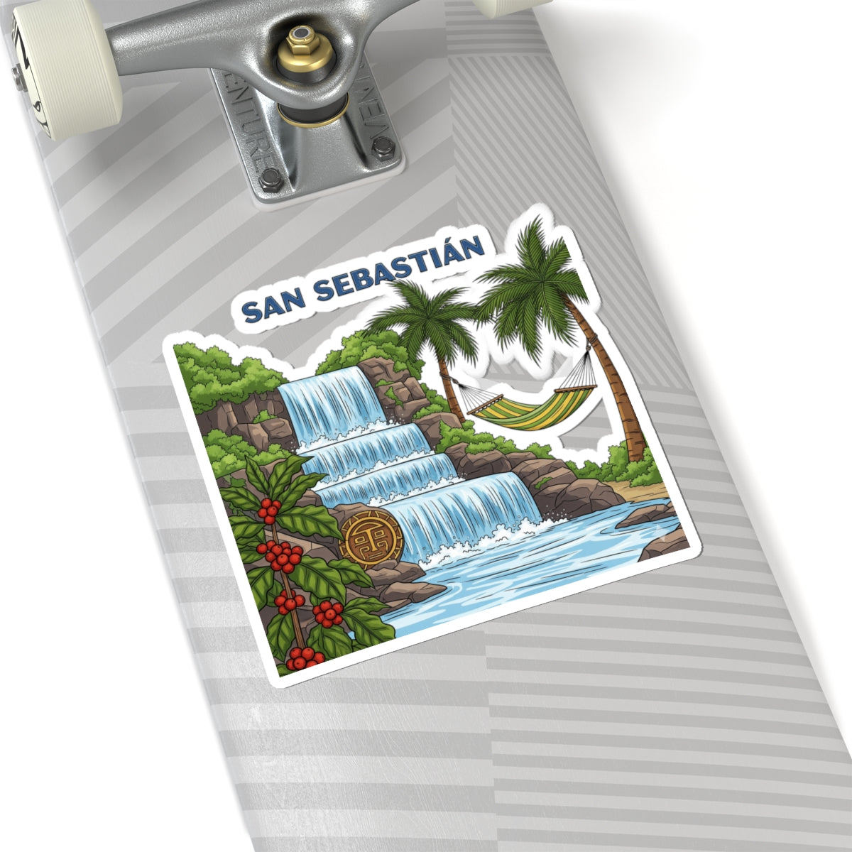 San Sebastian Kiss-Cut Stickers