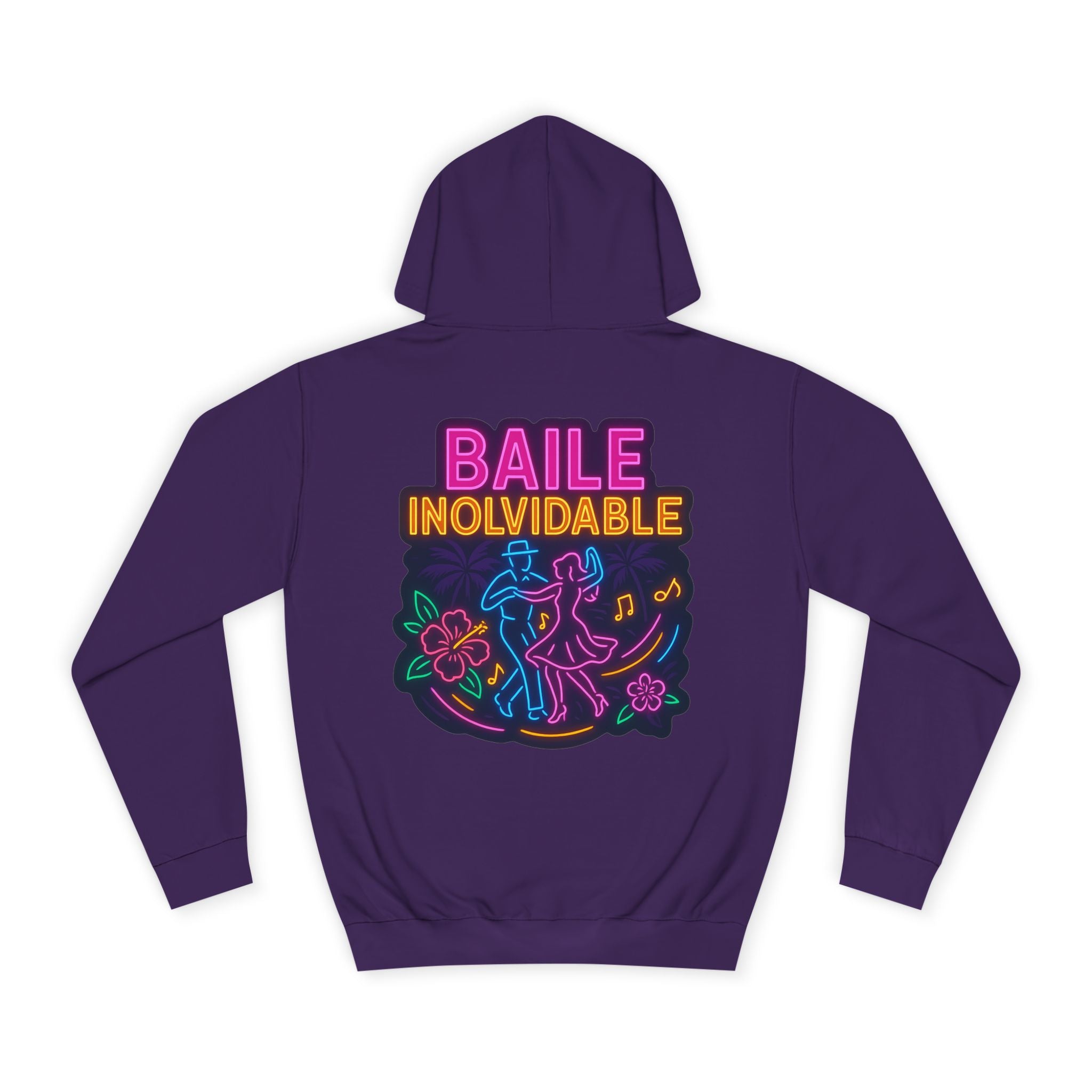 Vibrant Dance Hoodie - Unisex College Sweatshirt, Cozy Casual Wear, Perfect Gift for Dance Lovers, College Apparel, Baile Inolvidable