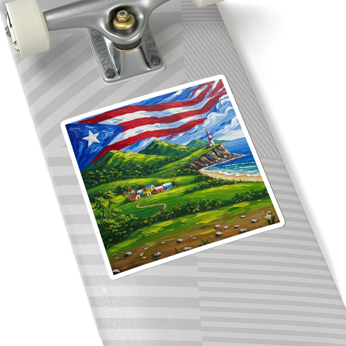 Puerto Rico Kiss-Cut Stickers