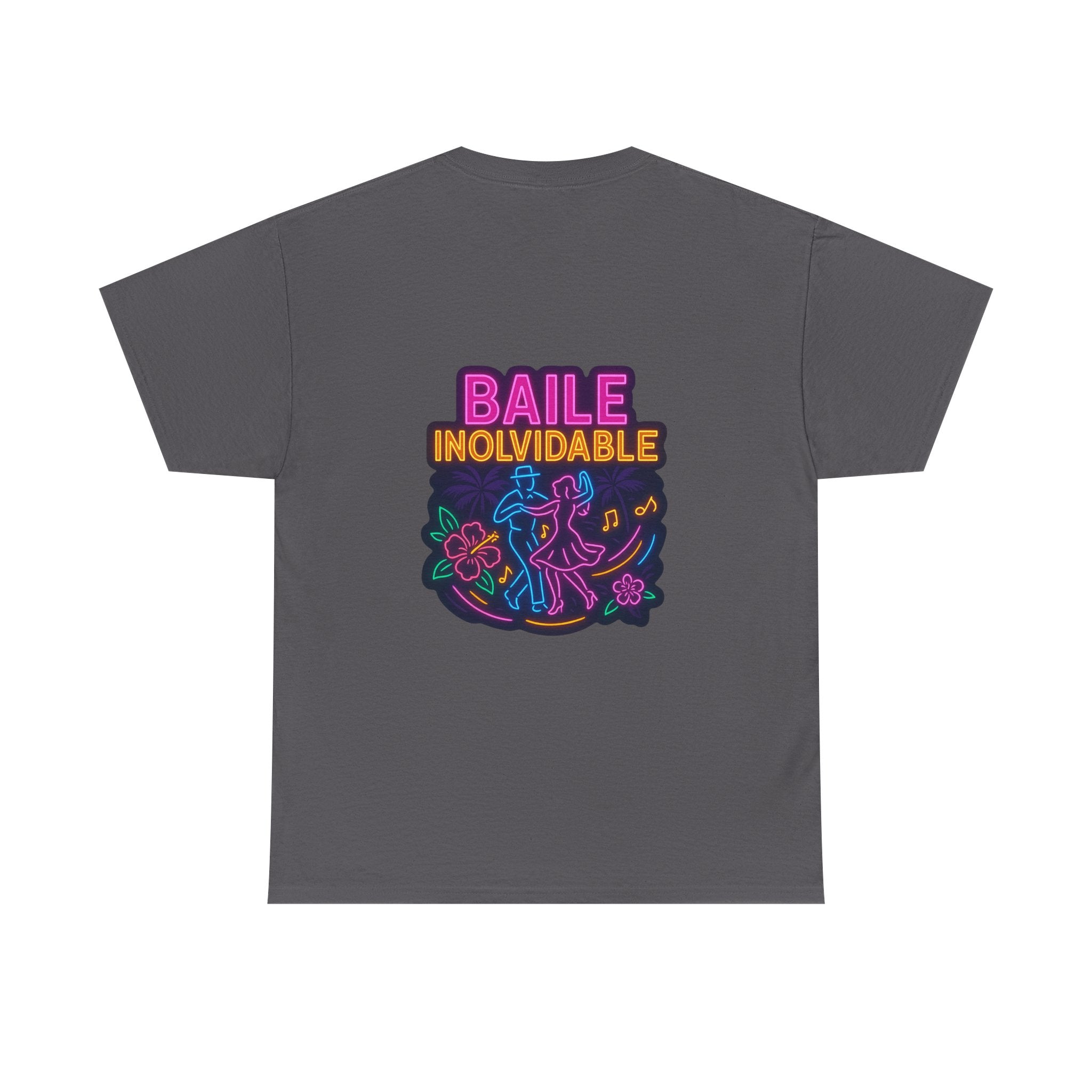 Unisex Heavy Cotton Tee - Colorful 'Baile Inolvidable' T-Shirt