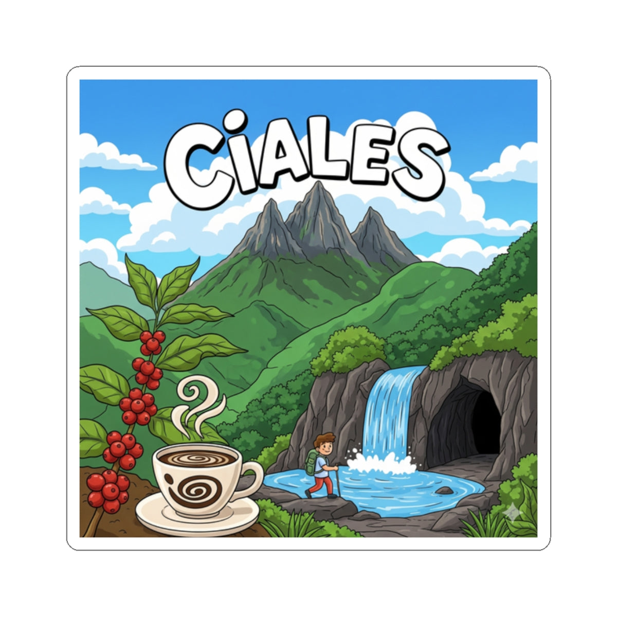 Ciales Kiss-Cut Stickers