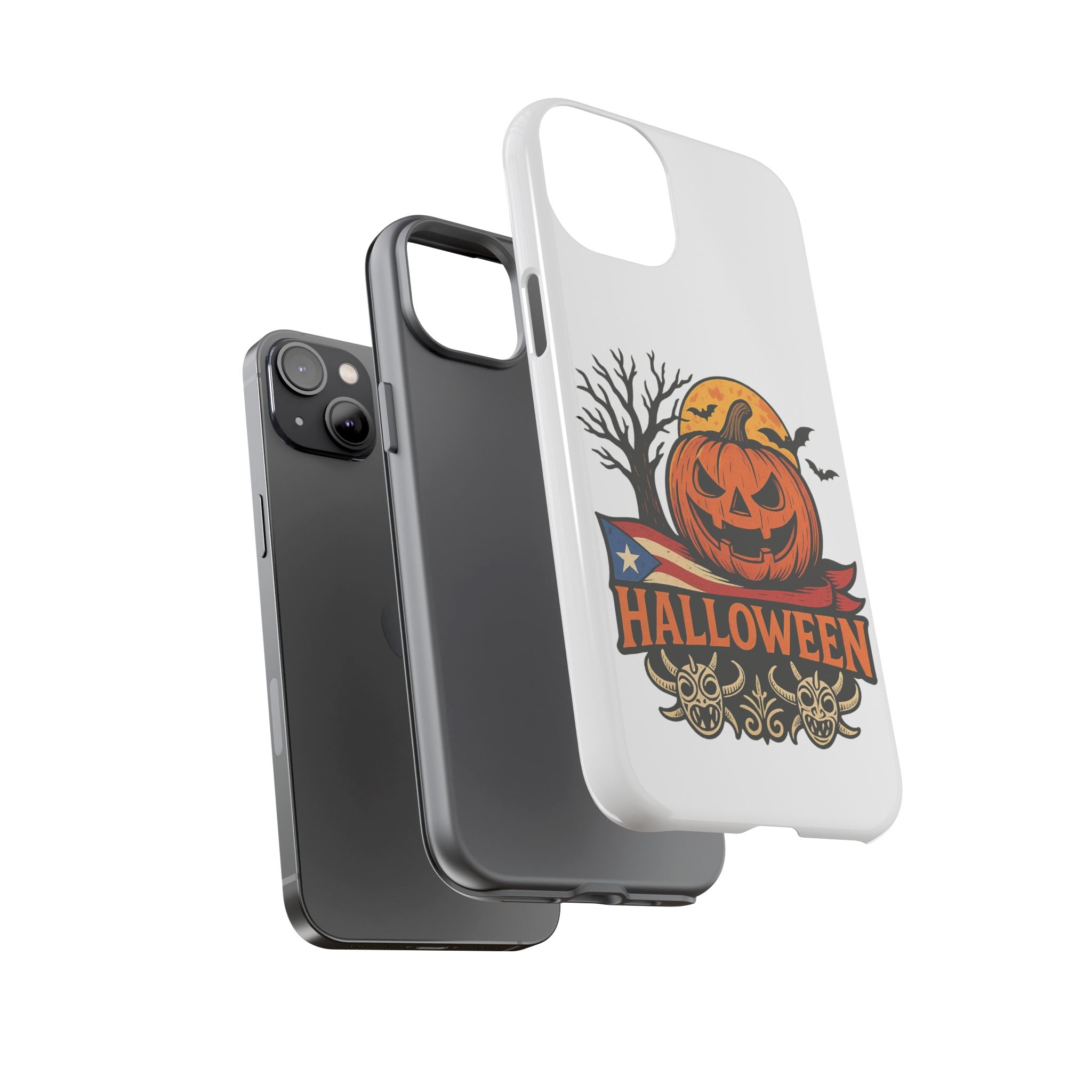 Halloween Phone Case, Tough Phone Case, Spooky Seasonal Cover, Fall Decor Accessory, Trick or Treat Gift, Halloween Celebration