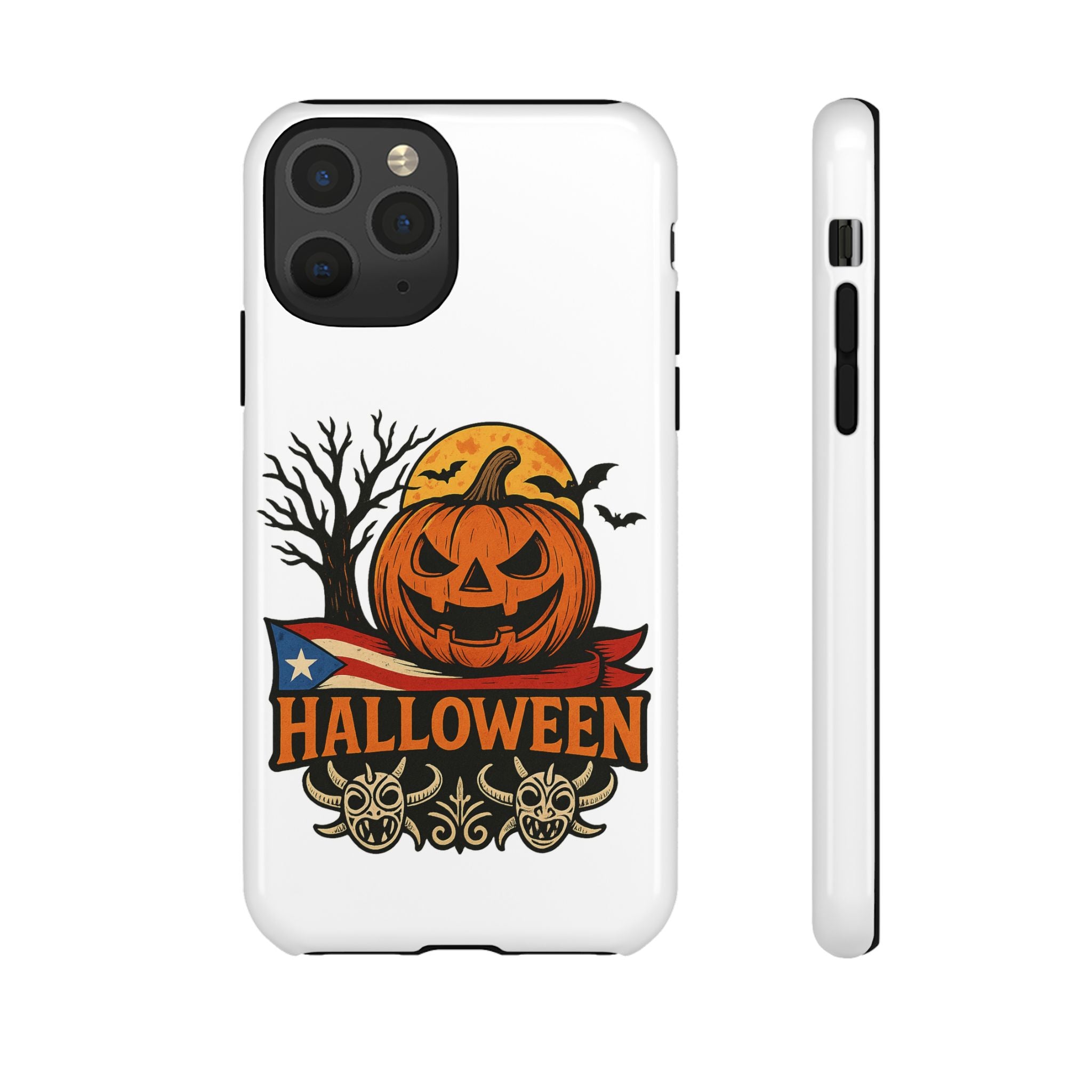 Halloween Phone Case, Tough Phone Case, Spooky Seasonal Cover, Fall Decor Accessory, Trick or Treat Gift, Halloween Celebration