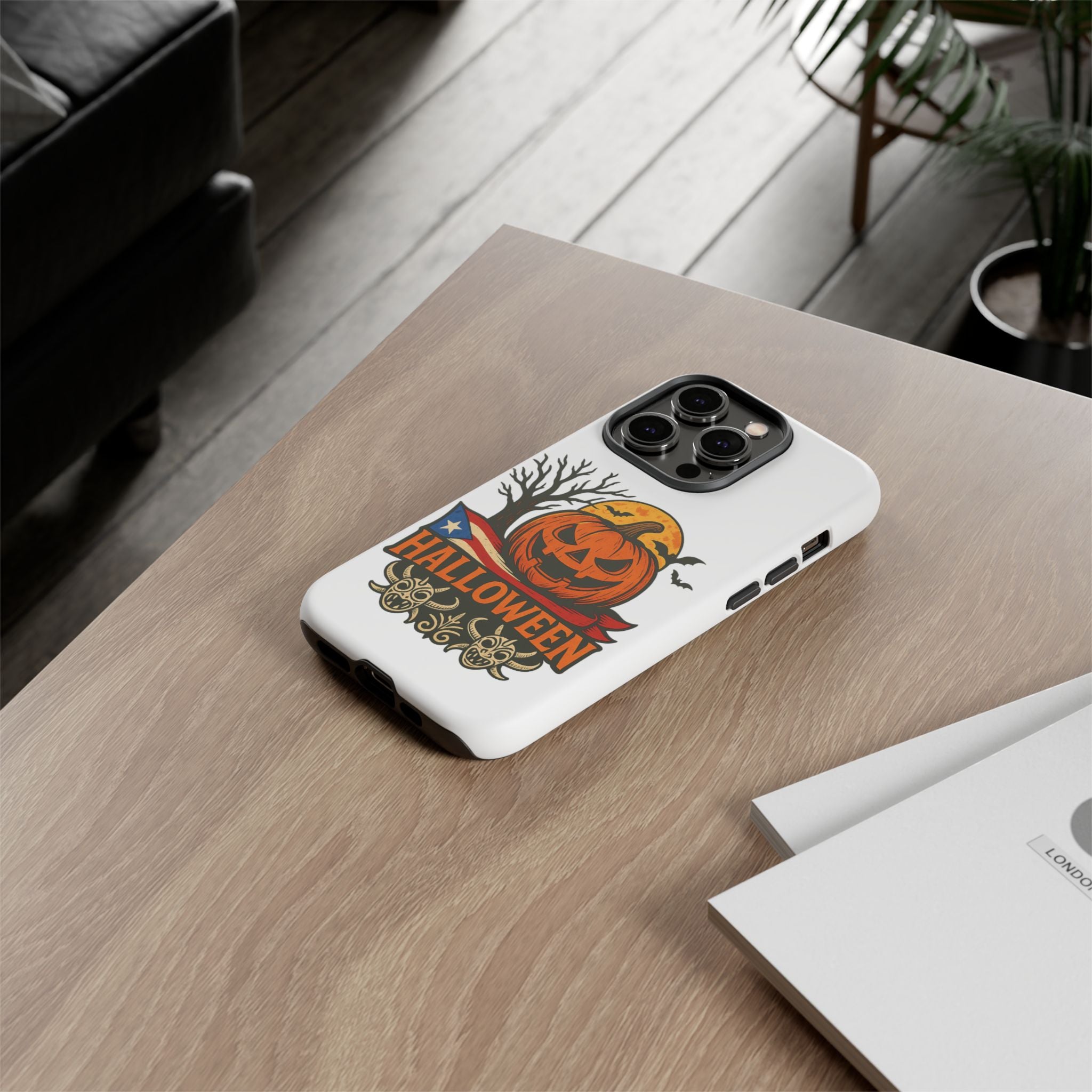 Halloween Phone Case, Tough Phone Case, Spooky Seasonal Cover, Fall Decor Accessory, Trick or Treat Gift, Halloween Celebration