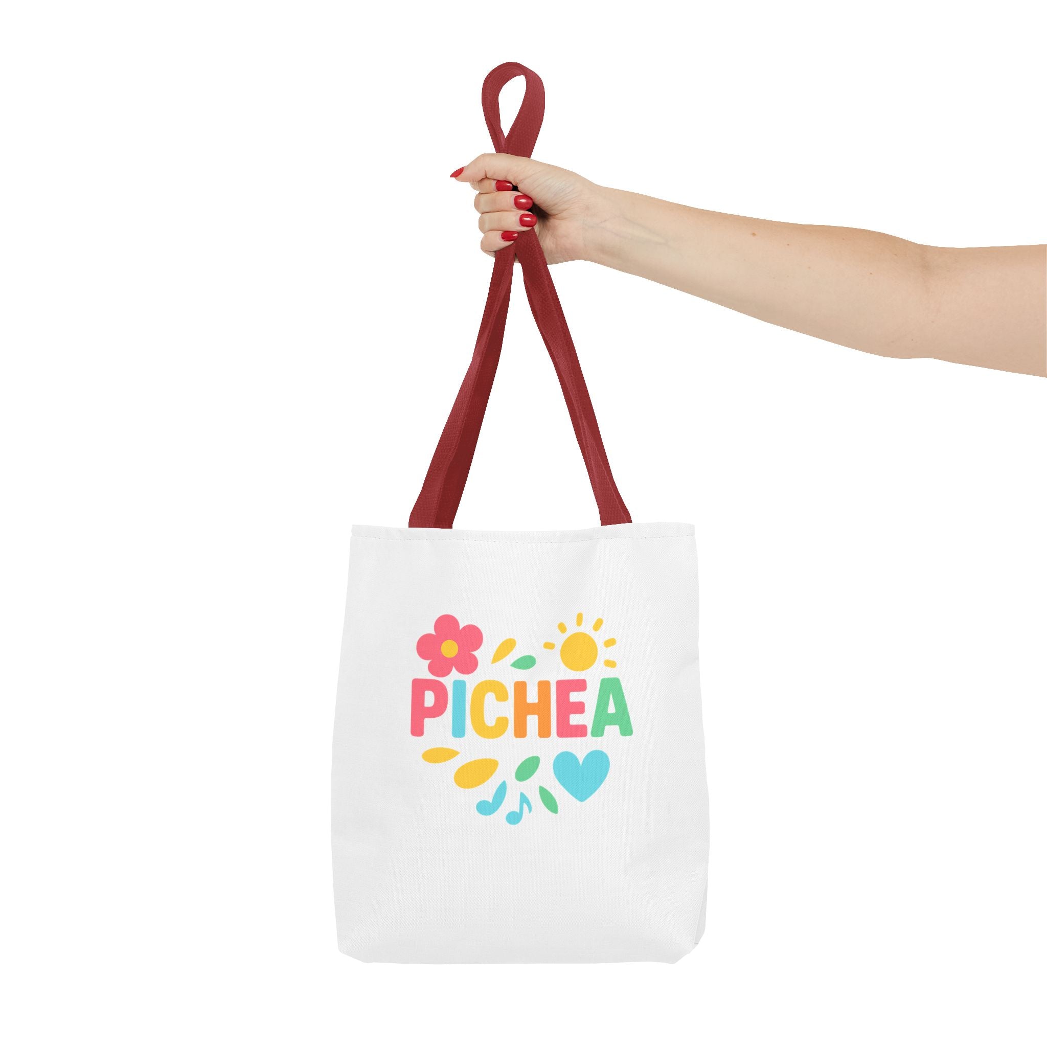 Pichea Colorful Floral Tote Bag, Shopping Bag, Beach Tote, Gift for Her, Eco-Friendly Bag, Spring/Summer Style