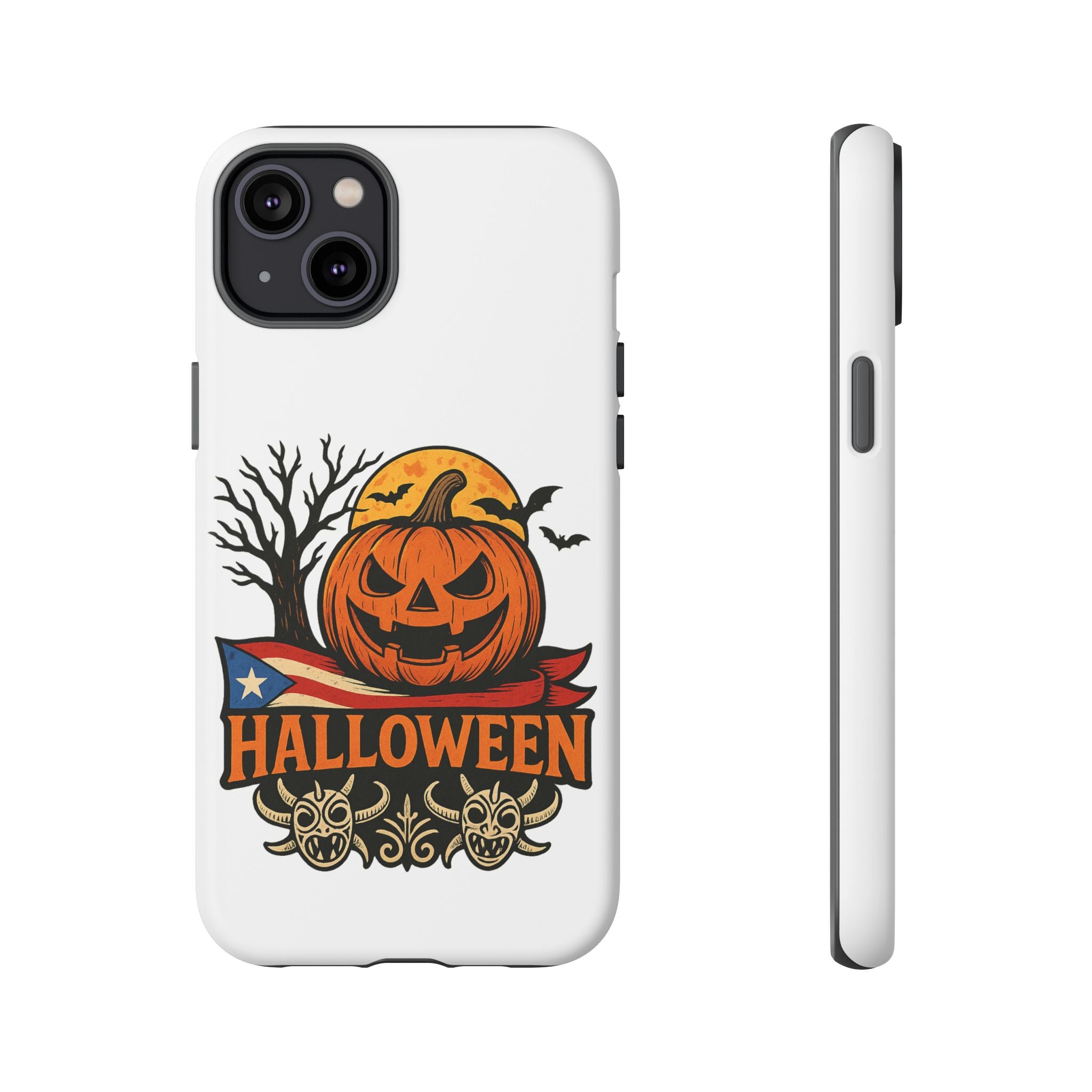 Halloween Phone Case, Tough Phone Case, Spooky Seasonal Cover, Fall Decor Accessory, Trick or Treat Gift, Halloween Celebration