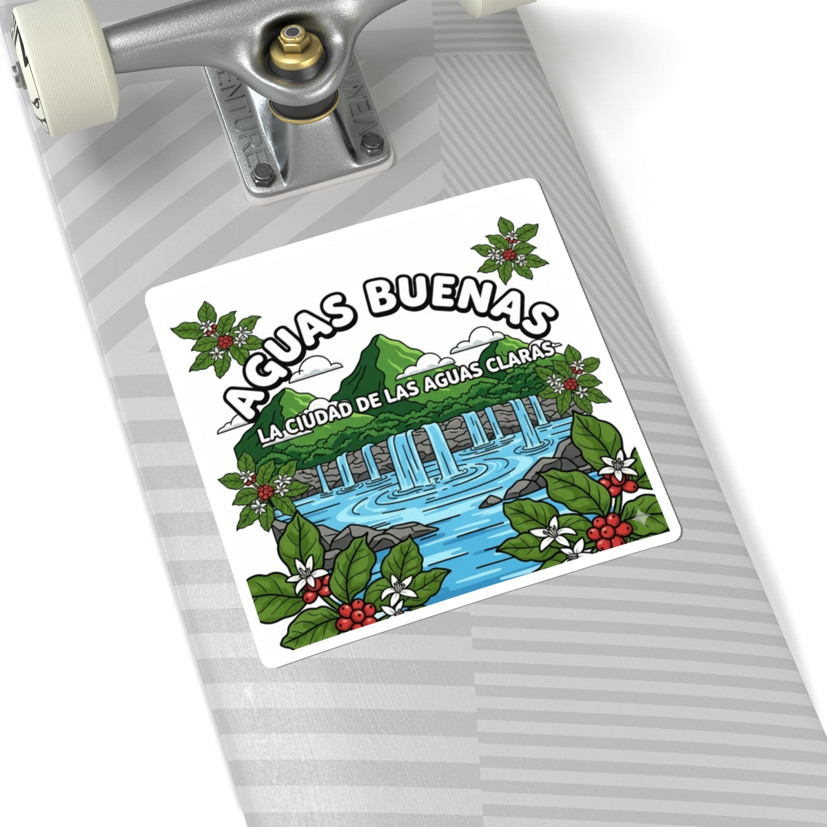 Aguas Buenas Kiss-Cut Stickers