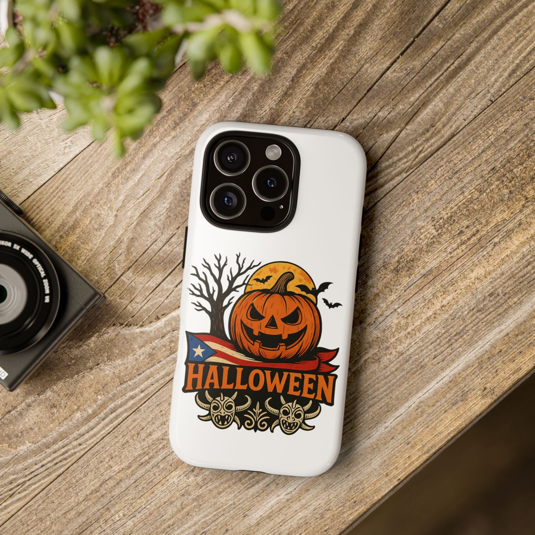 Halloween Phone Case, Tough Phone Case, Spooky Seasonal Cover, Fall Decor Accessory, Trick or Treat Gift, Halloween Celebration