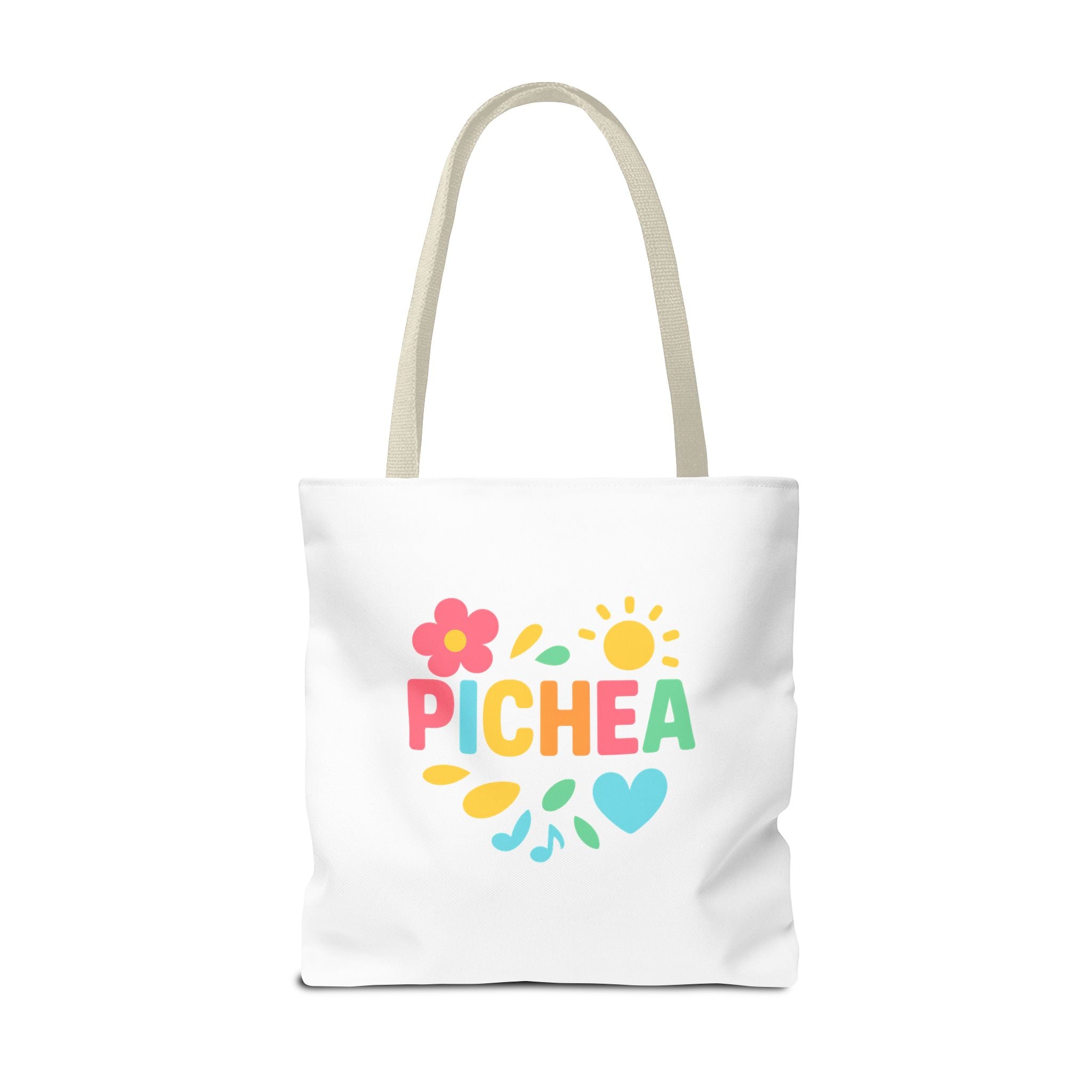 Pichea Colorful Floral Tote Bag, Shopping Bag, Beach Tote, Gift for Her, Eco-Friendly Bag, Spring/Summer Style