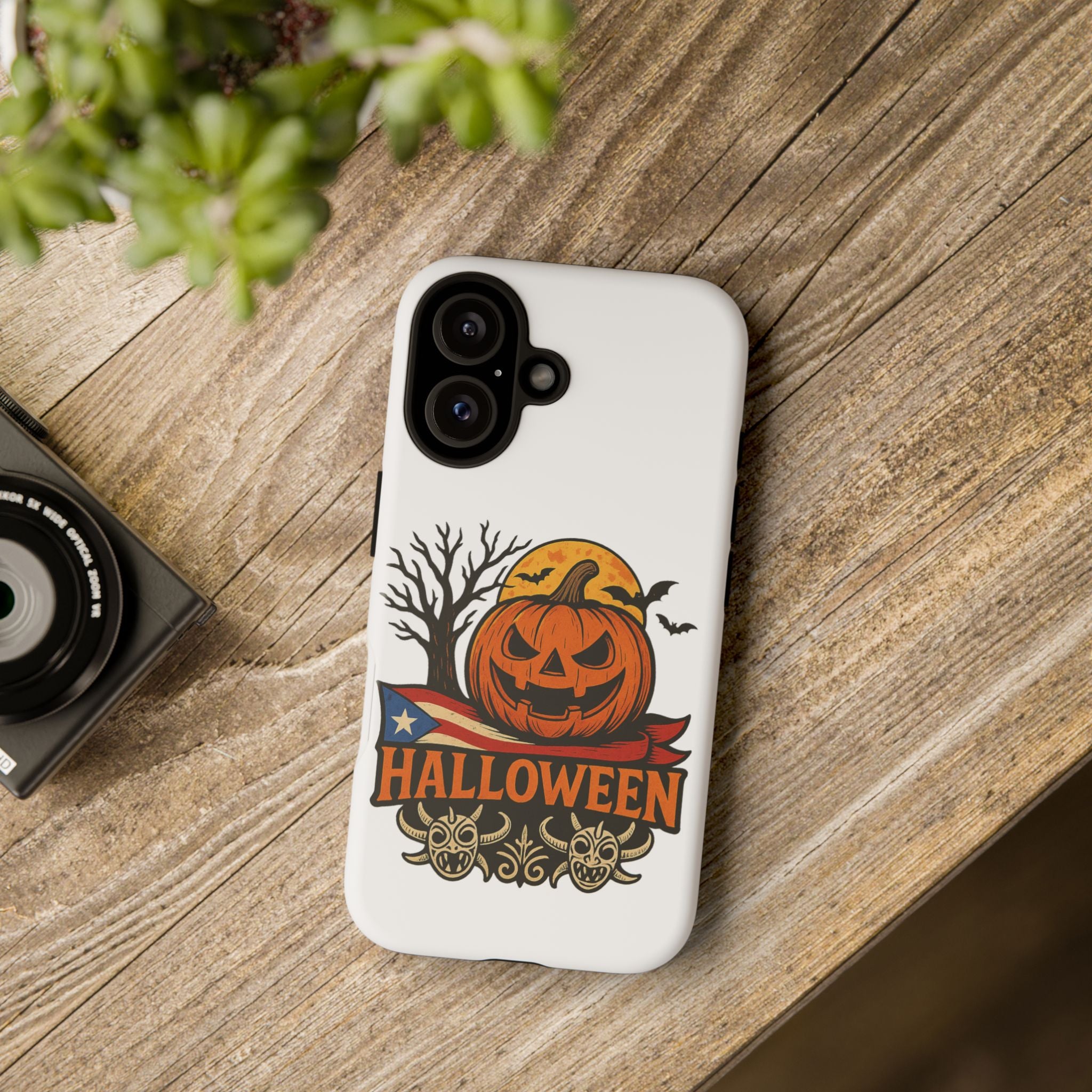Halloween Phone Case, Tough Phone Case, Spooky Seasonal Cover, Fall Decor Accessory, Trick or Treat Gift, Halloween Celebration