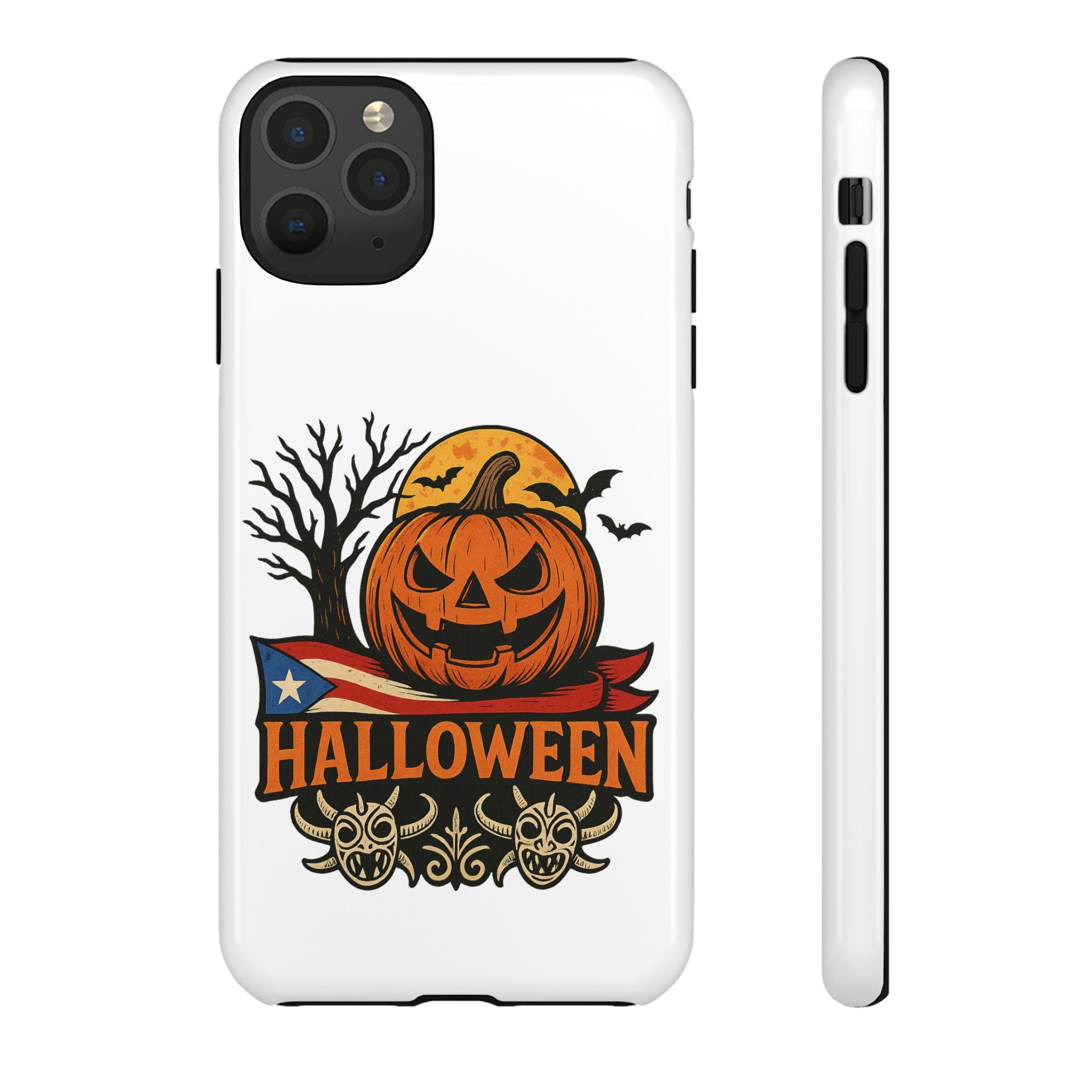 Halloween Phone Case, Tough Phone Case, Spooky Seasonal Cover, Fall Decor Accessory, Trick or Treat Gift, Halloween Celebration